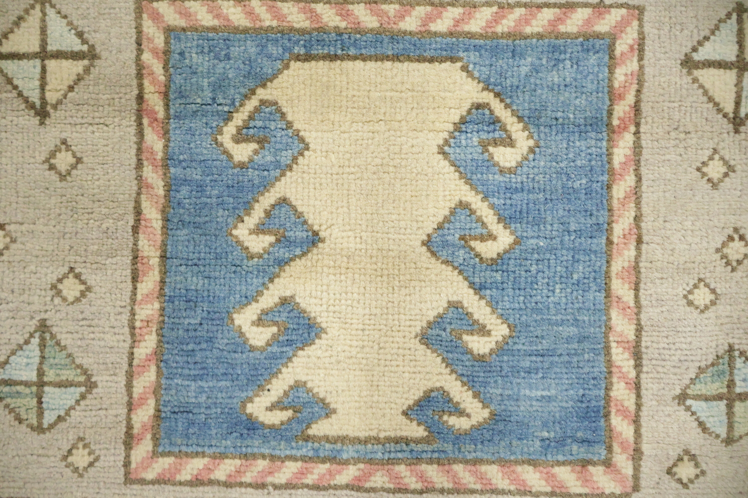Traditional Geometric Kazak Pakistani Hand-made Area Rug 8x10