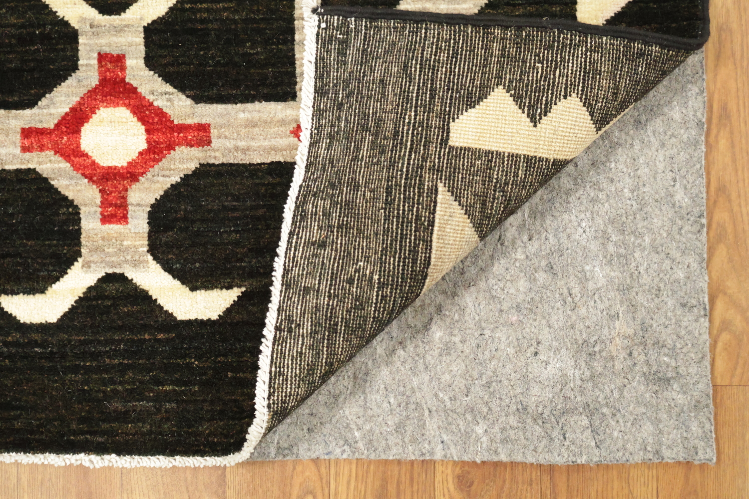 Southwestern Navajo Style Rug with Red, Black, and White Tribal Pattern 10'x14'