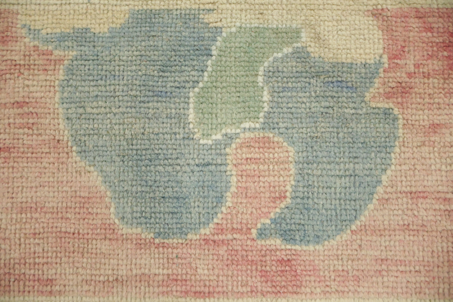 Green Floral Wool Traditional Oushak Area Rug 8x10