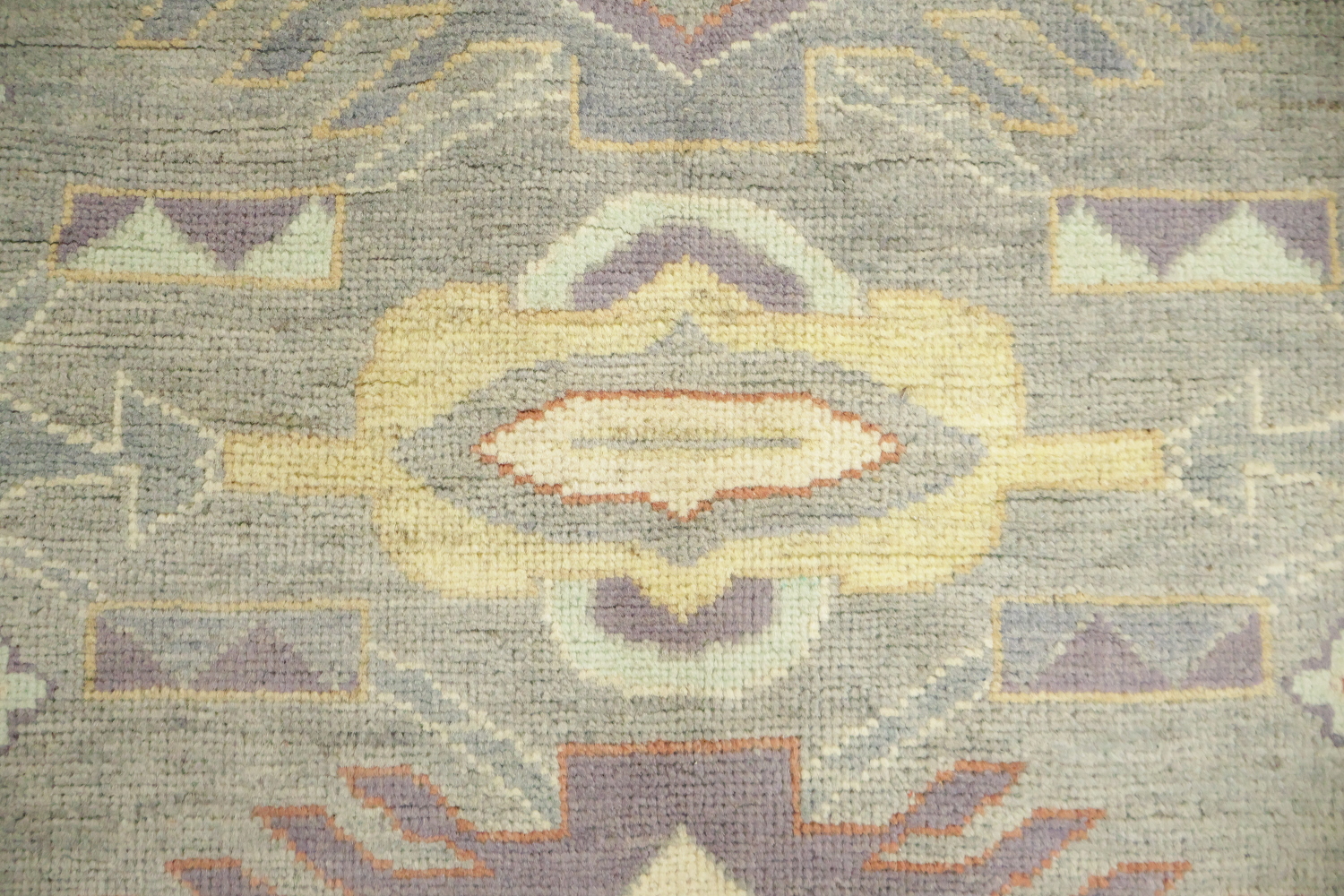 Wool Geometric Traditional Oushak Area Rug 8x10