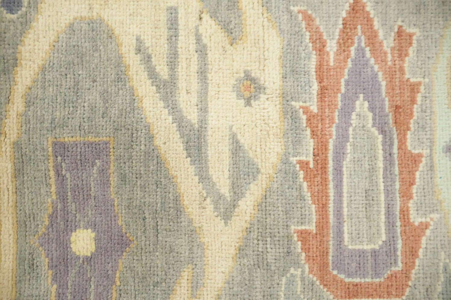 Wool Geometric Traditional Oushak Area Rug 8x10