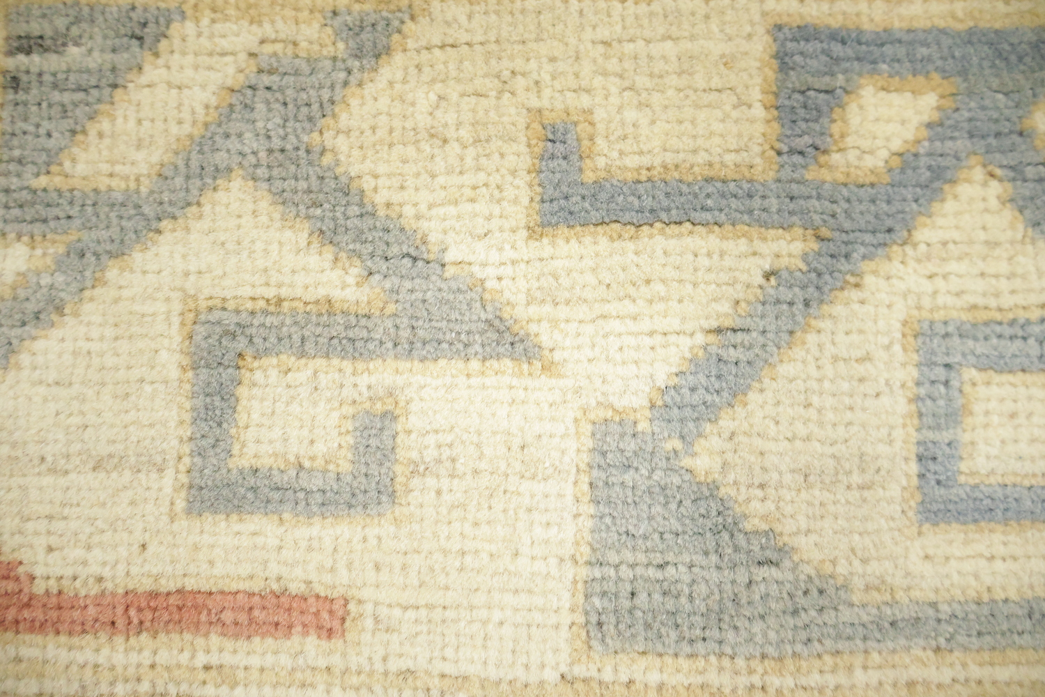 Wool Geometric Traditional Oushak Area Rug 8x10