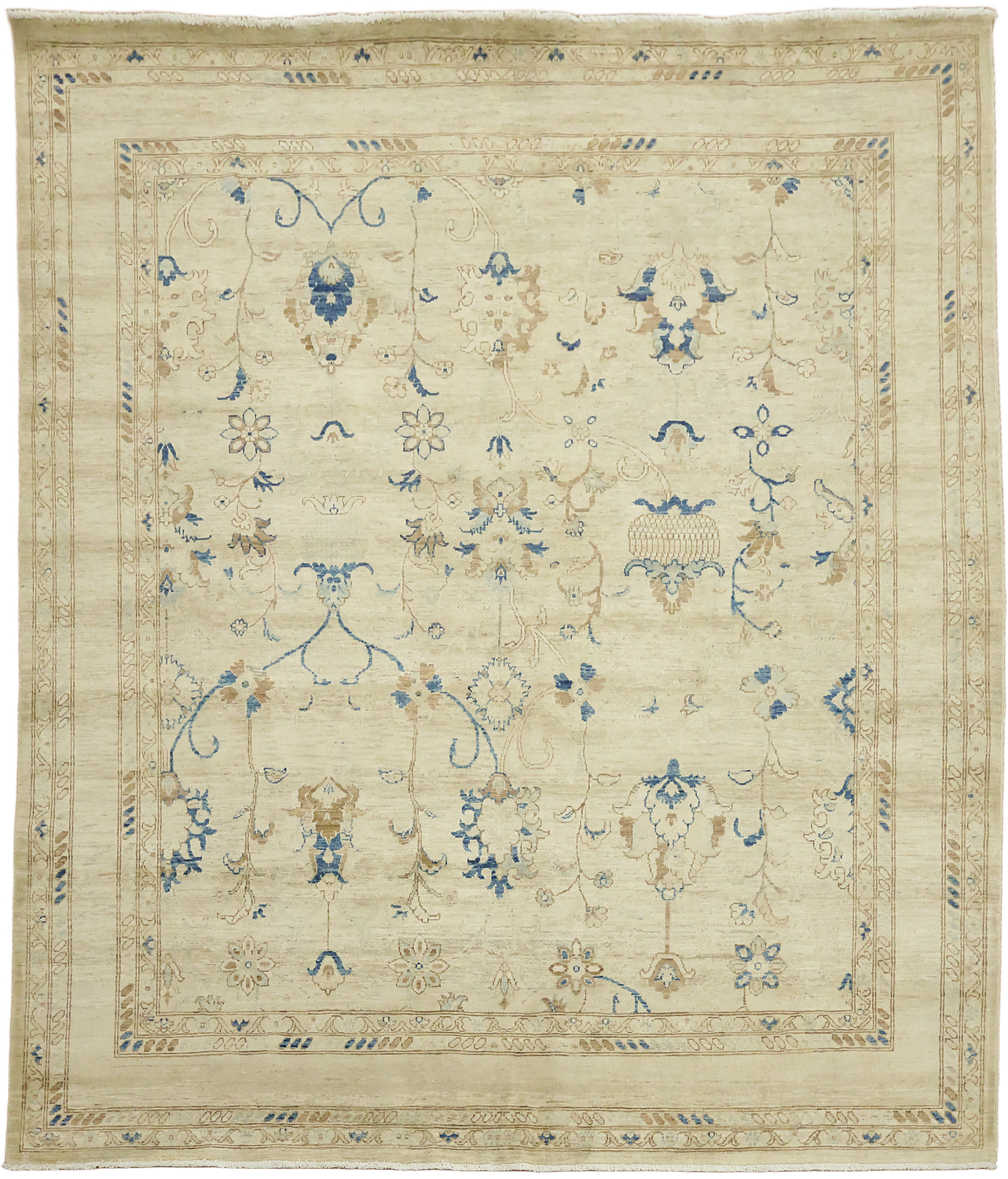 Traditional Oushak Turkish Wool Area Rug 8x10
