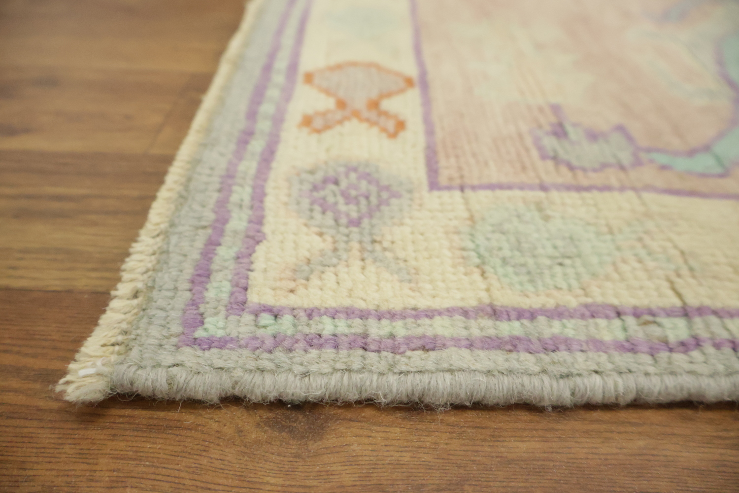 Traditional Oushak Area Geometric Wool Rug 8x10