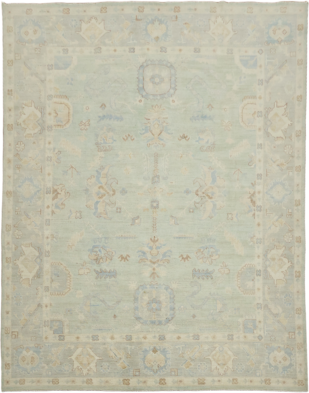 Wool Traditional Oushak Area Rug 8x10