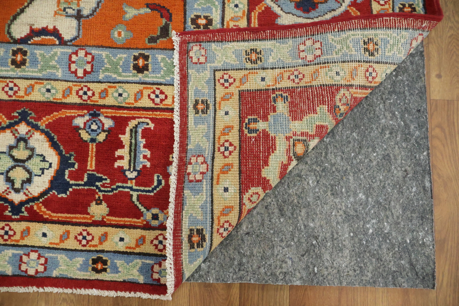 Geometric Wool Kazak Oriental Area Rug 8x10