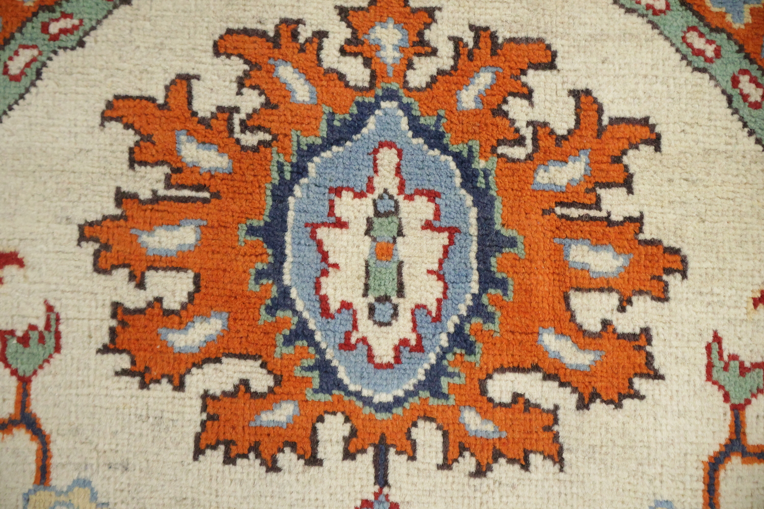 Geometric Wool Kazak Oriental Area Rug 8x10