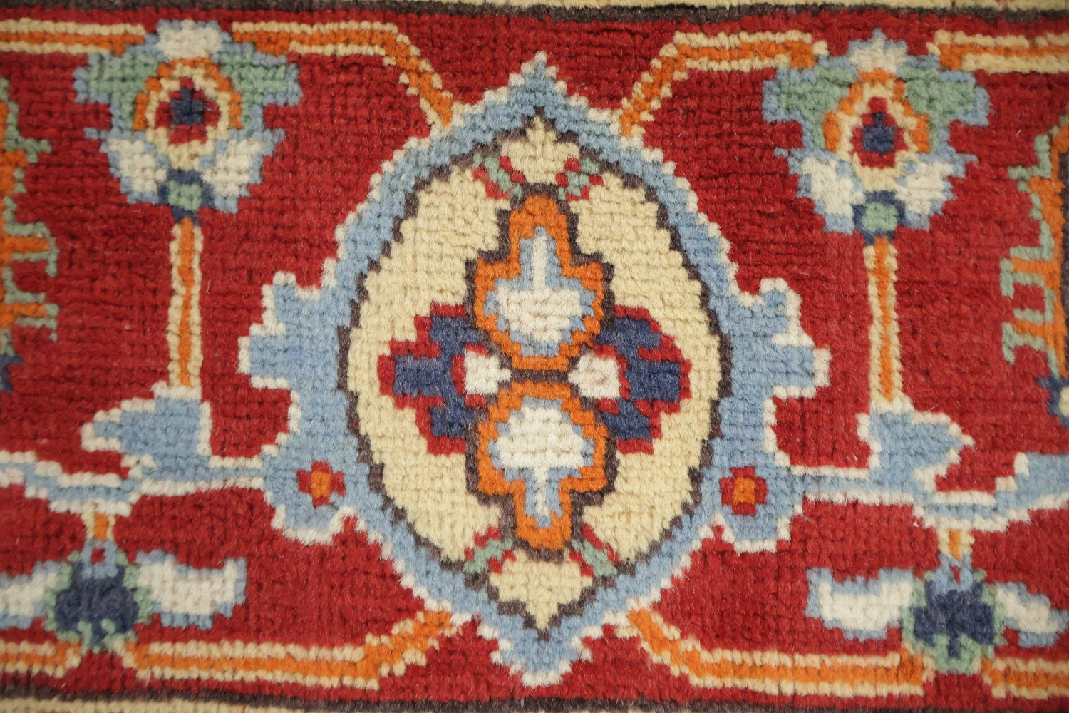Geometric Wool Kazak Oriental Area Rug 8x10