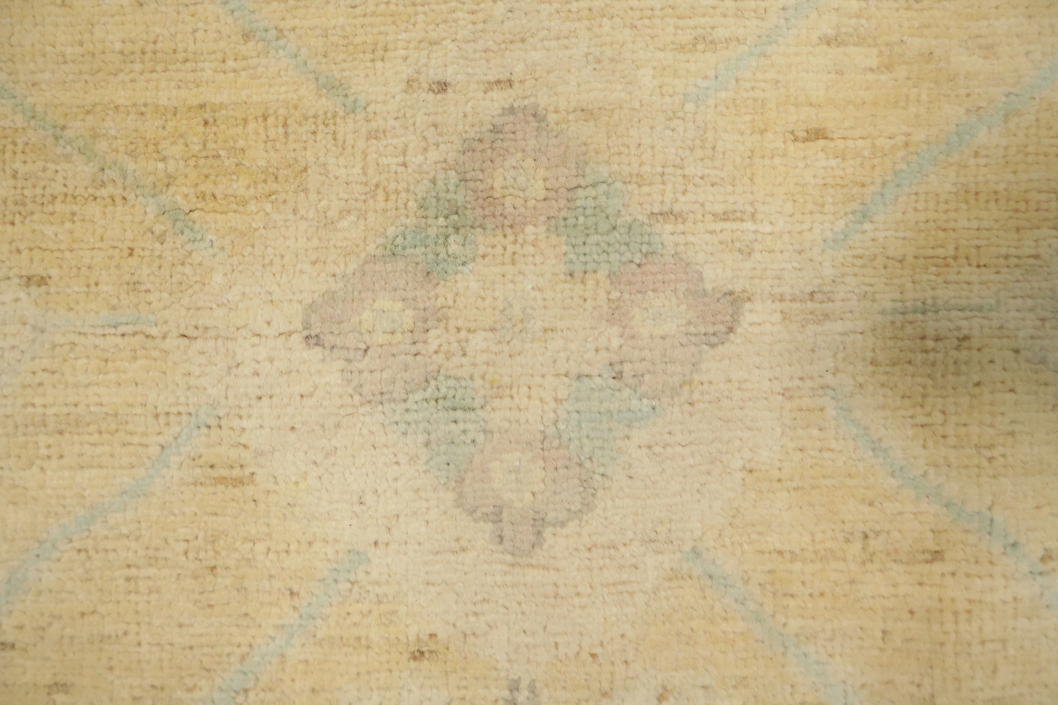 Vegetable Dye Round Traditional Oushak Square Wool Rug 8x8