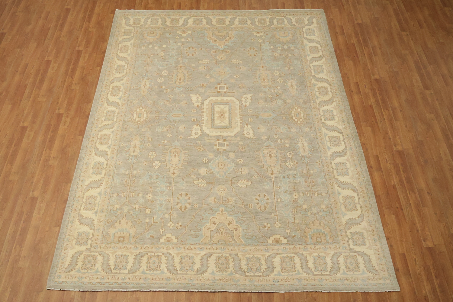 Traditional Oushak Decorative Wool Area Rug 9x12