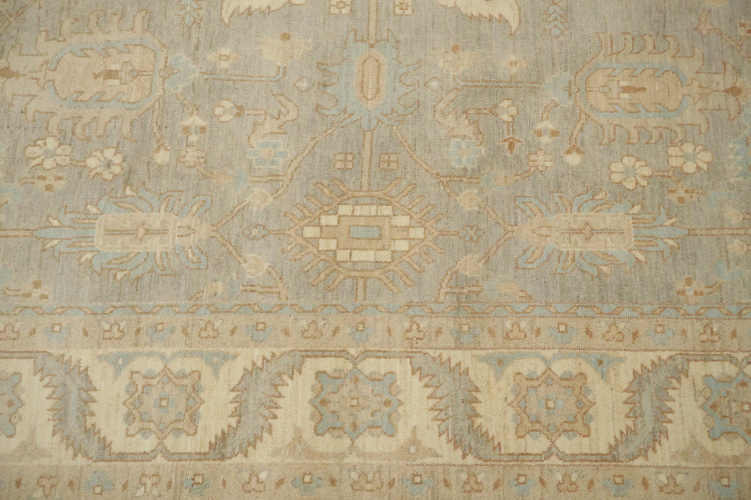 Traditional Oushak Decorative Wool Area Rug 9x12