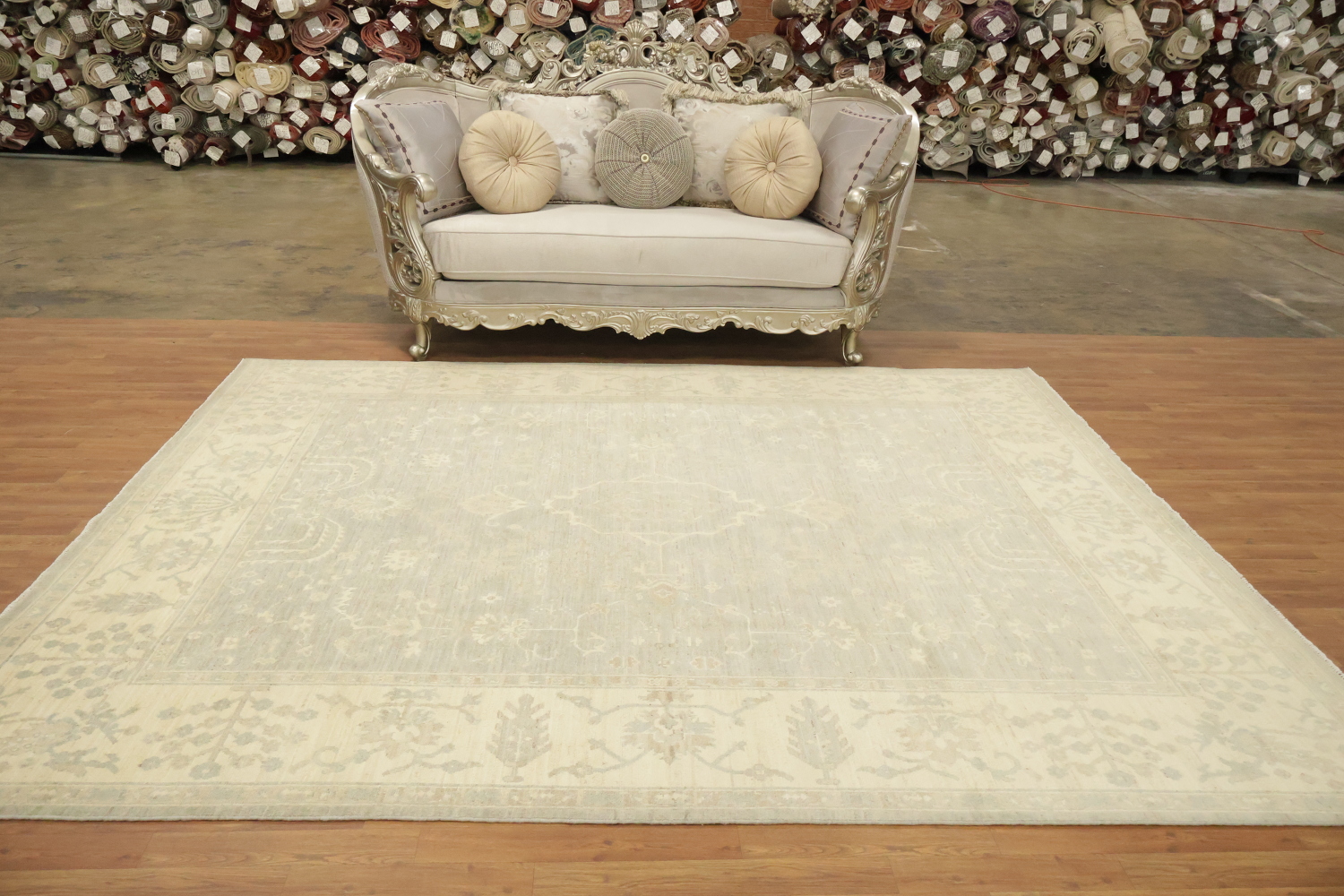 Traditional Oushak Wool Area Rug 8x10
