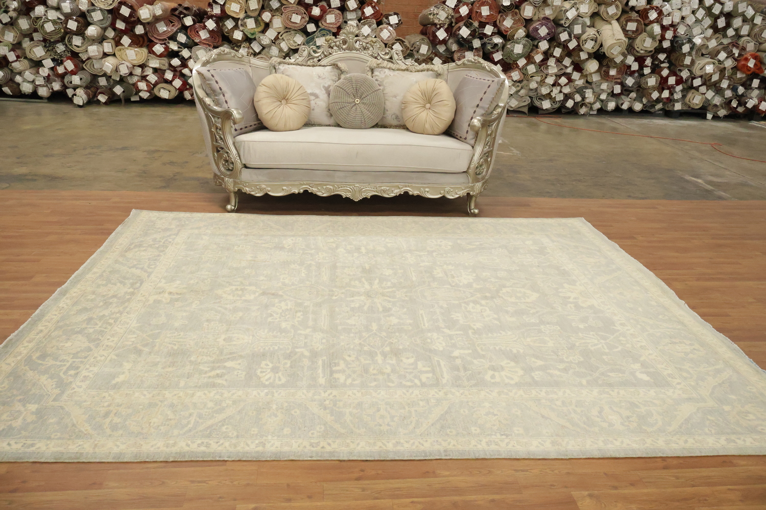 Traditional Oushak Turkish Wool Area Rug 8x10