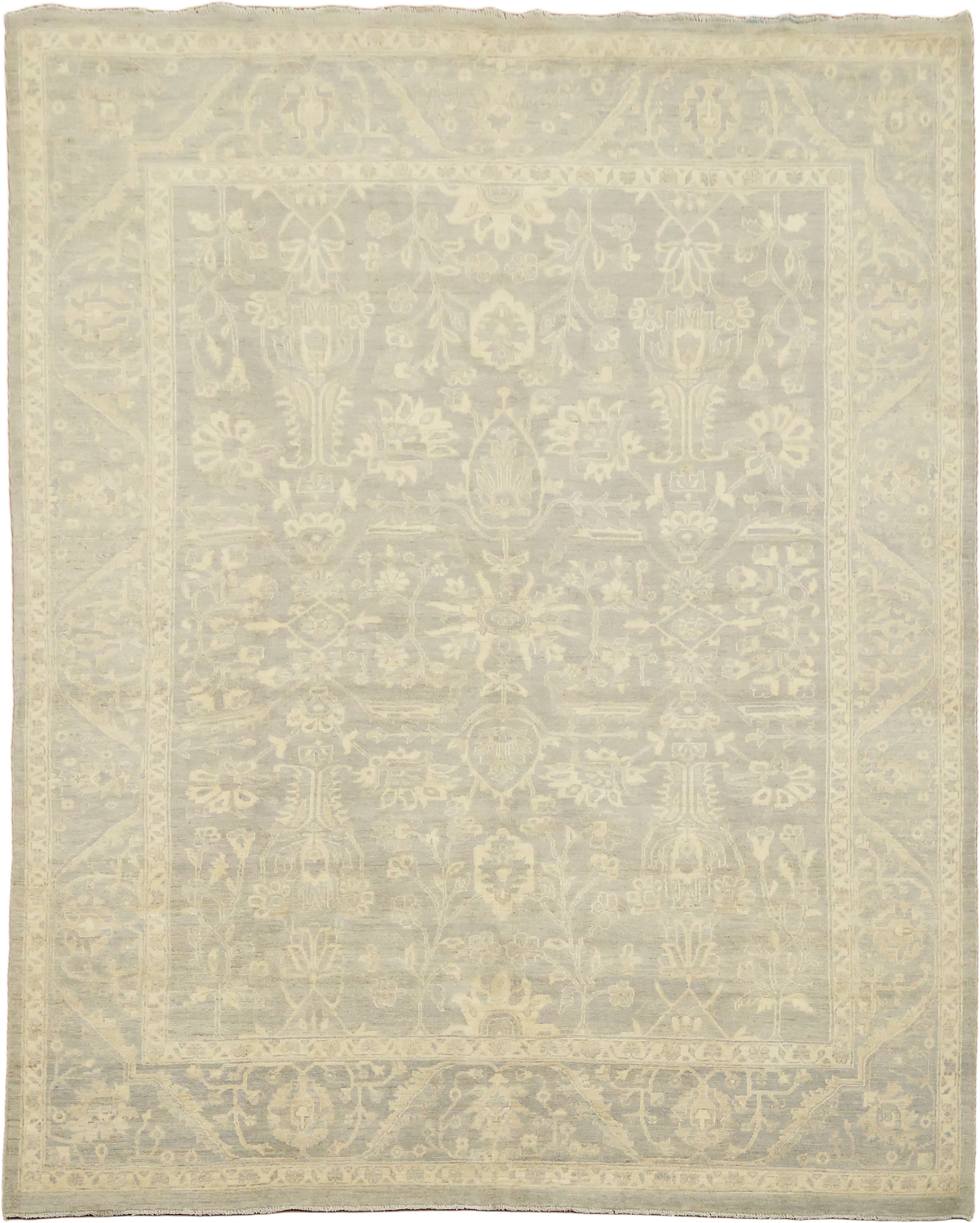 Traditional Oushak Turkish Wool Area Rug 8x10
