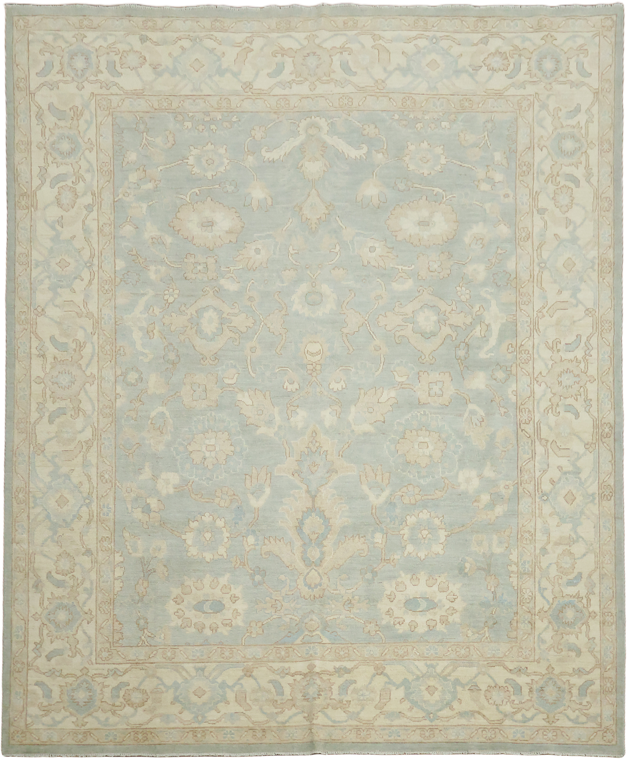 Traditional Turkish Wool Oushak Area Rug 8x10