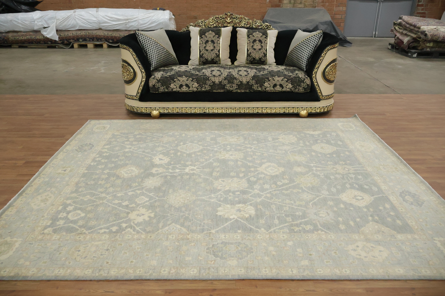 Traditional Turkish Wool Oushak Area Rug 8x10
