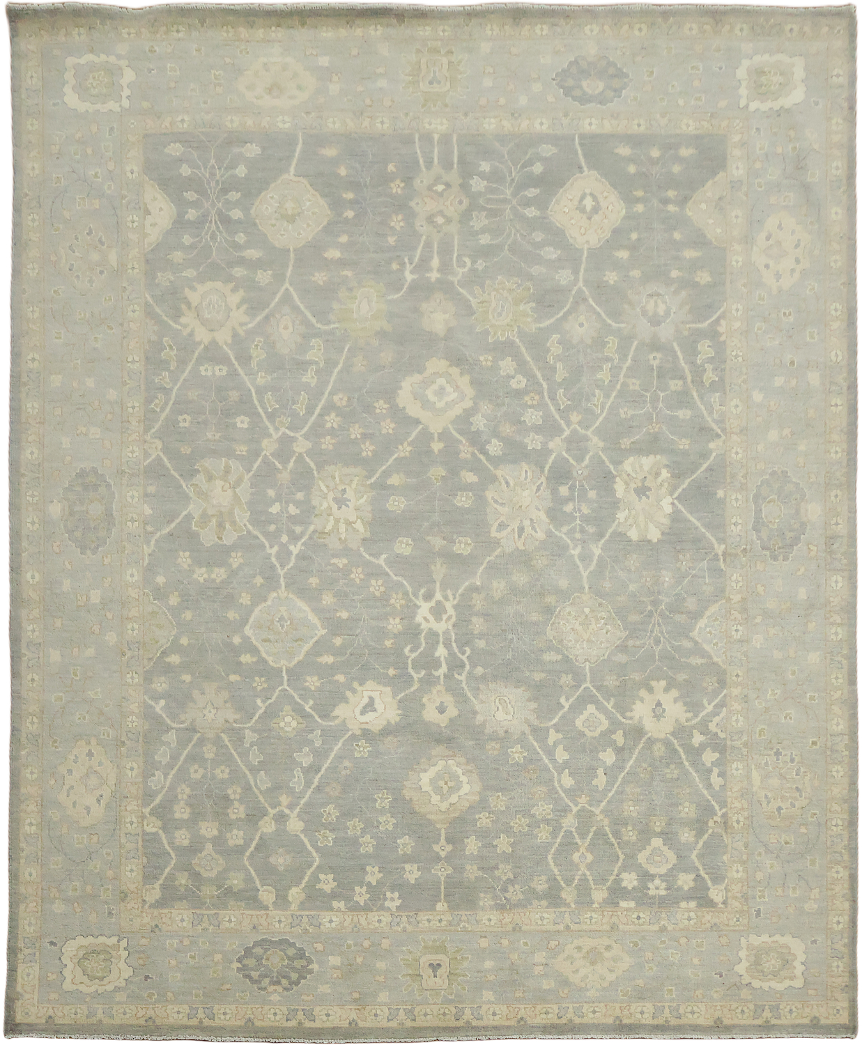 Traditional Turkish Wool Oushak Area Rug 8x10
