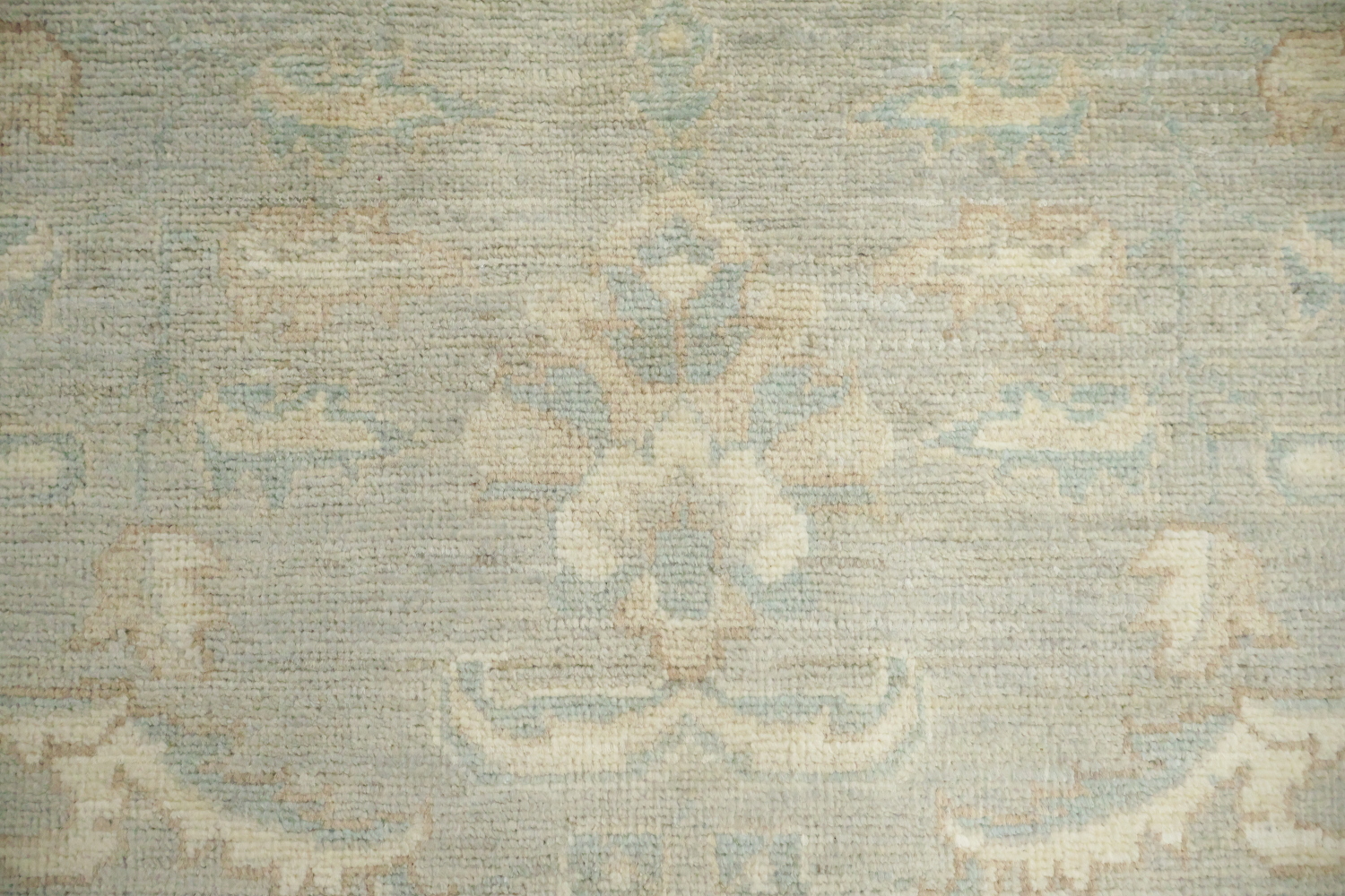 Muted Vegetable Dye Wool Traditional Oushak Area Rug 8x10