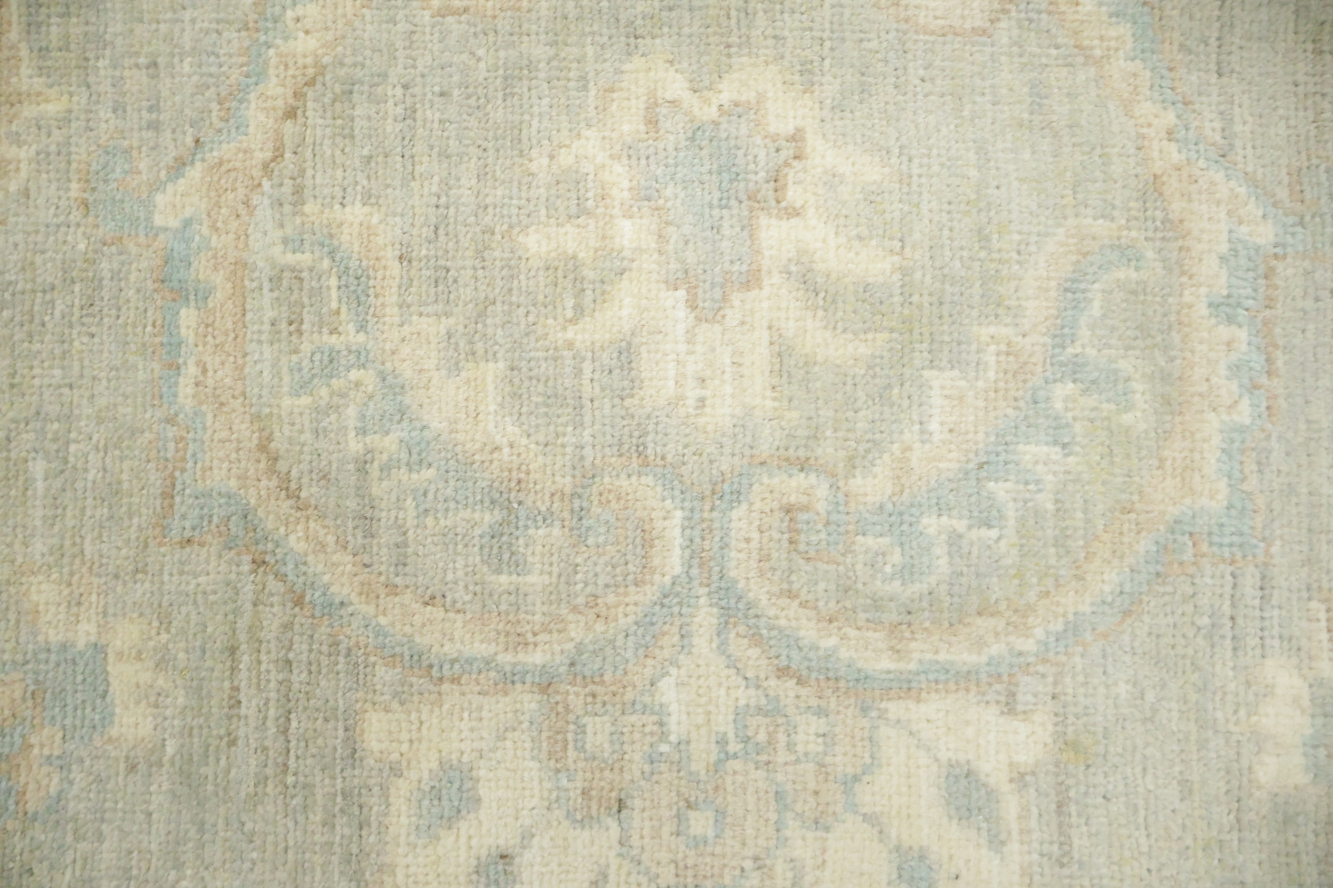 Muted Vegetable Dye Wool Traditional Oushak Area Rug 8x10