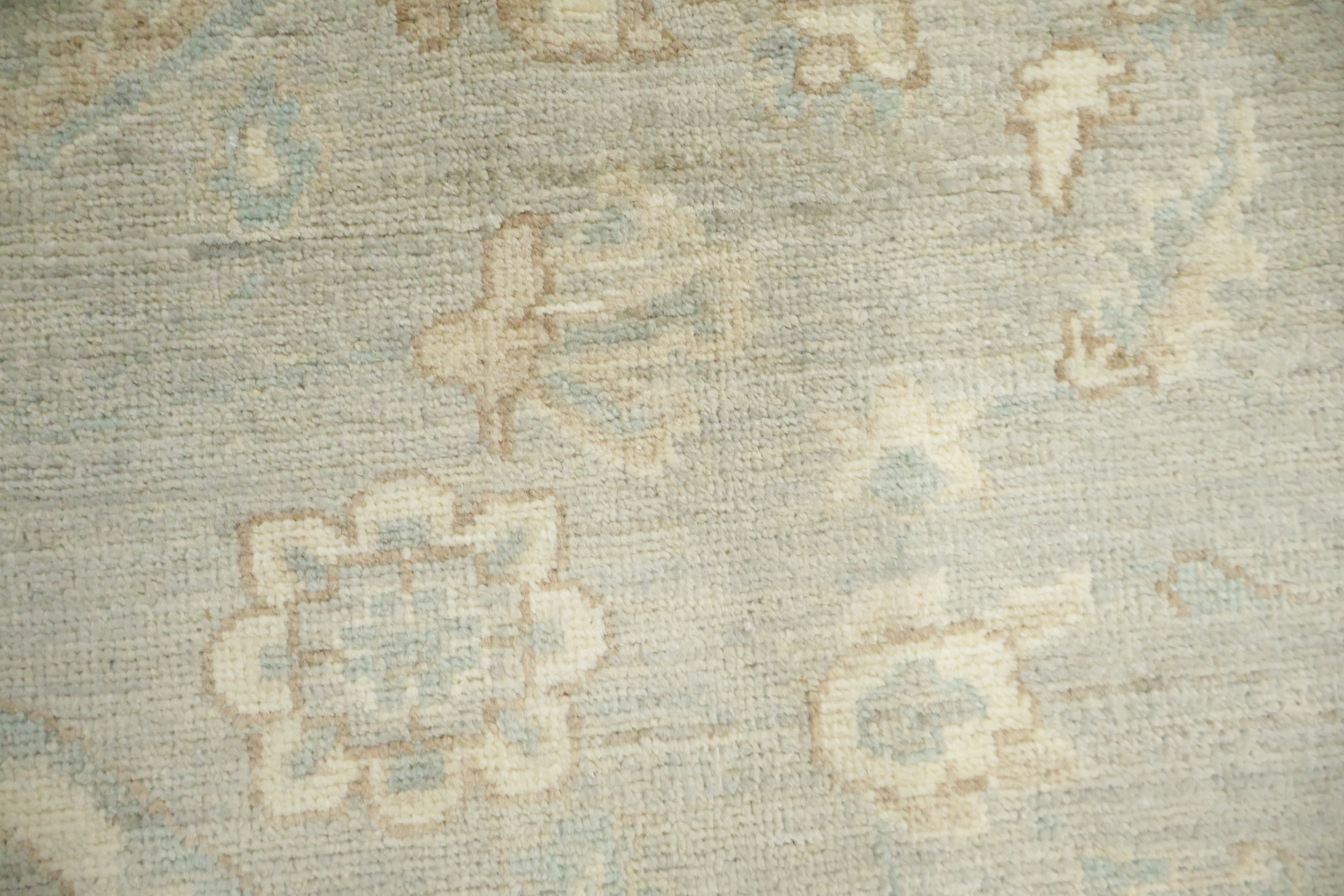 Muted Vegetable Dye Wool Traditional Oushak Area Rug 8x10