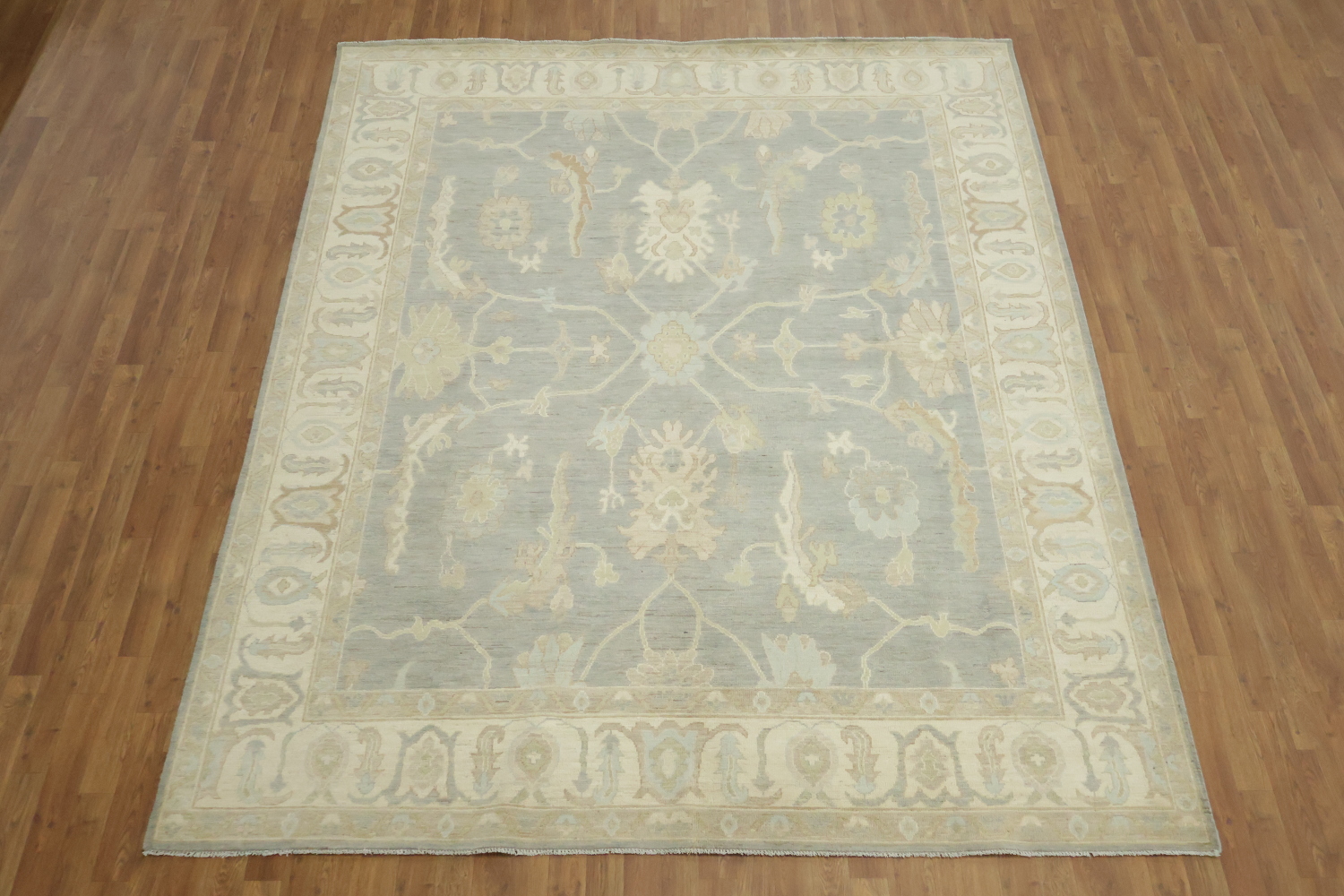 Vegetable Dye Wool Turkish Traditional Oushak Area Rug 8x10