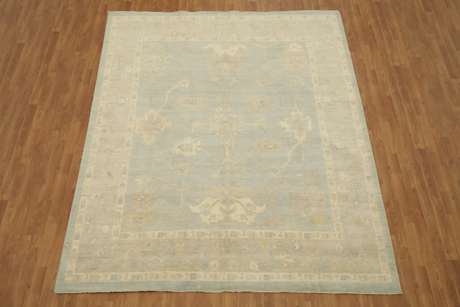 Wool Vegetable Dye Wool Traditional Oushak Area Rug 8x10
