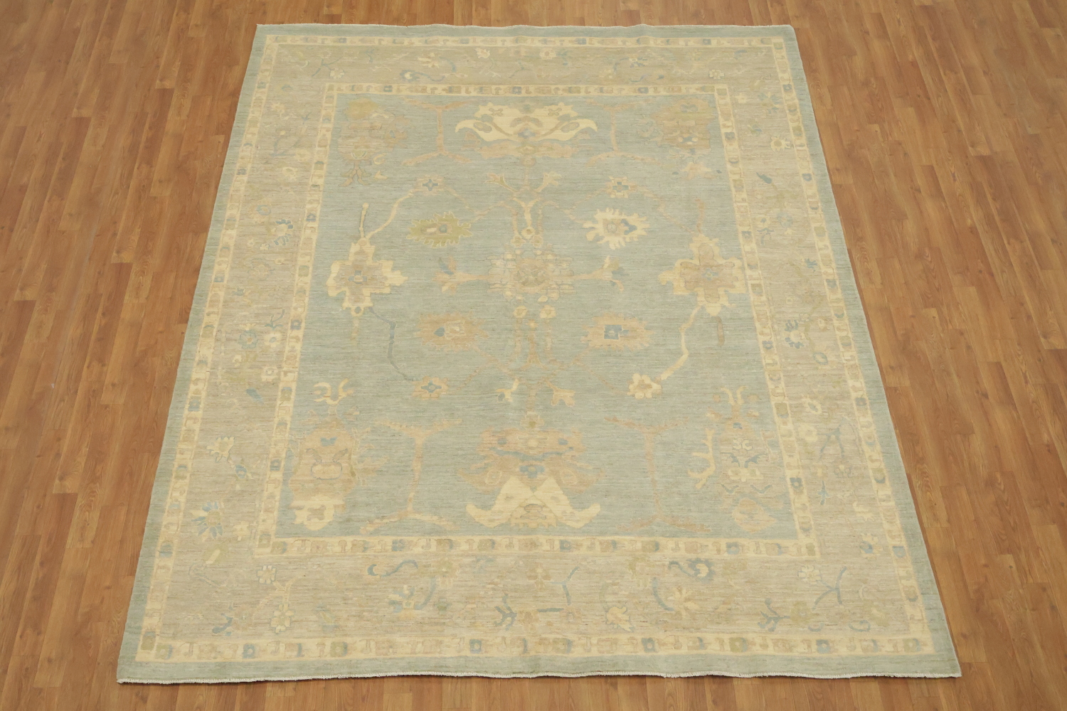 Wool Vegetable Dye Wool Traditional Oushak Area Rug 8x10