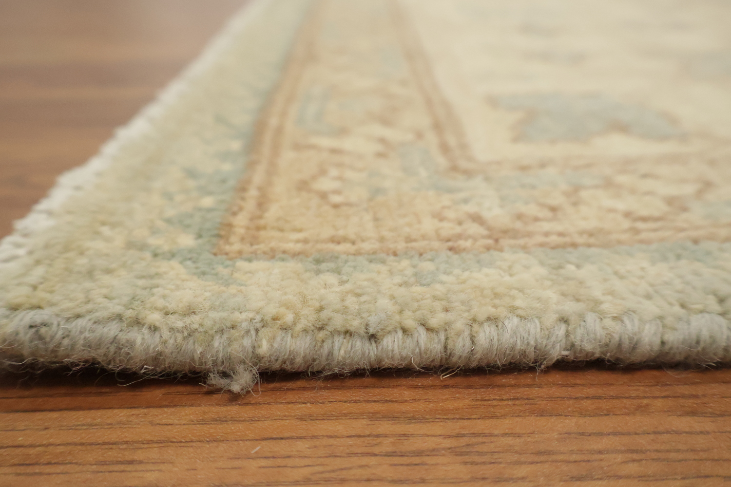 Muted Vegetable Dye Wool Traditional Oushak Area Rug 8x10
