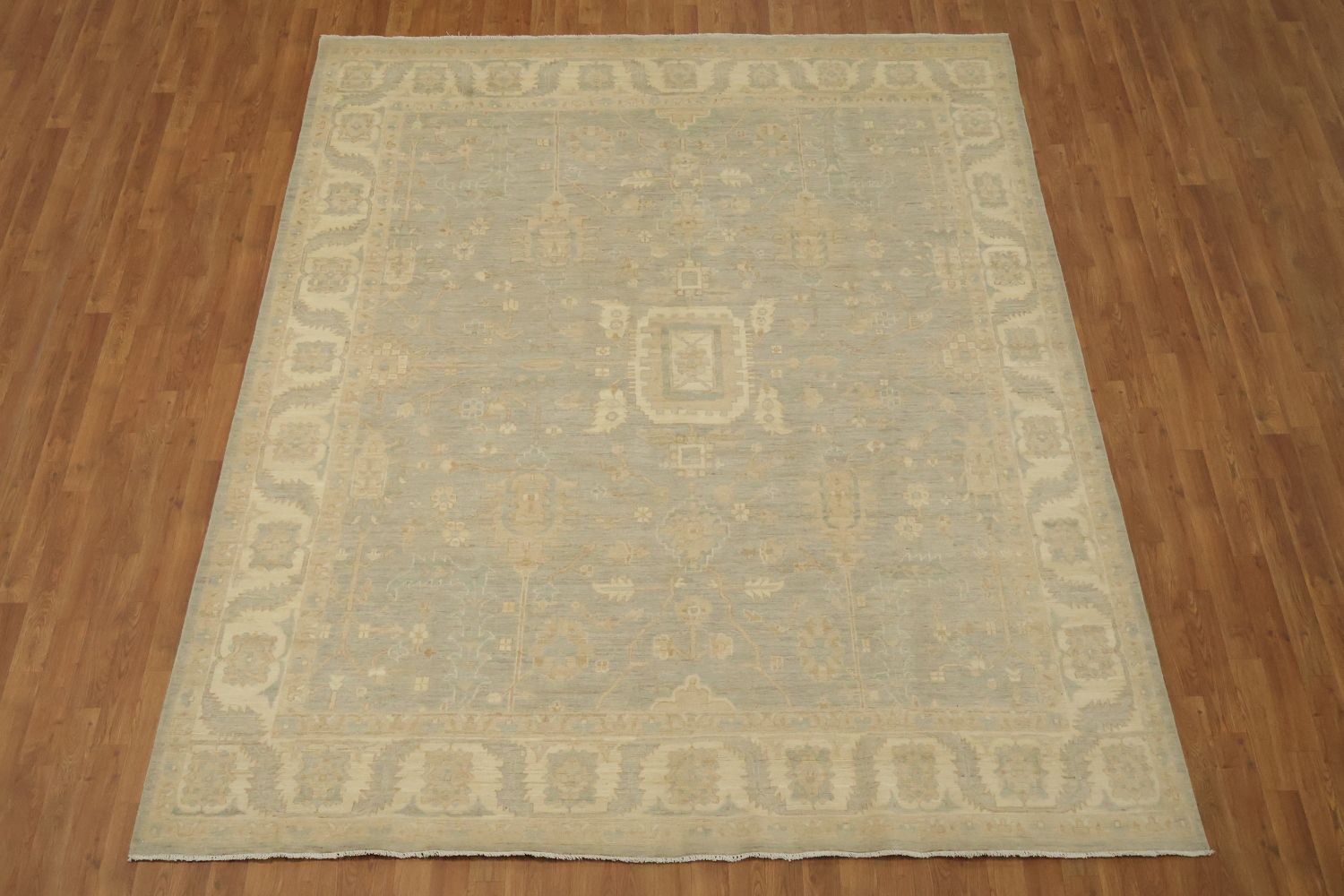 Traditional Oushak Vegetable Dye Wool Area Rug 8x10