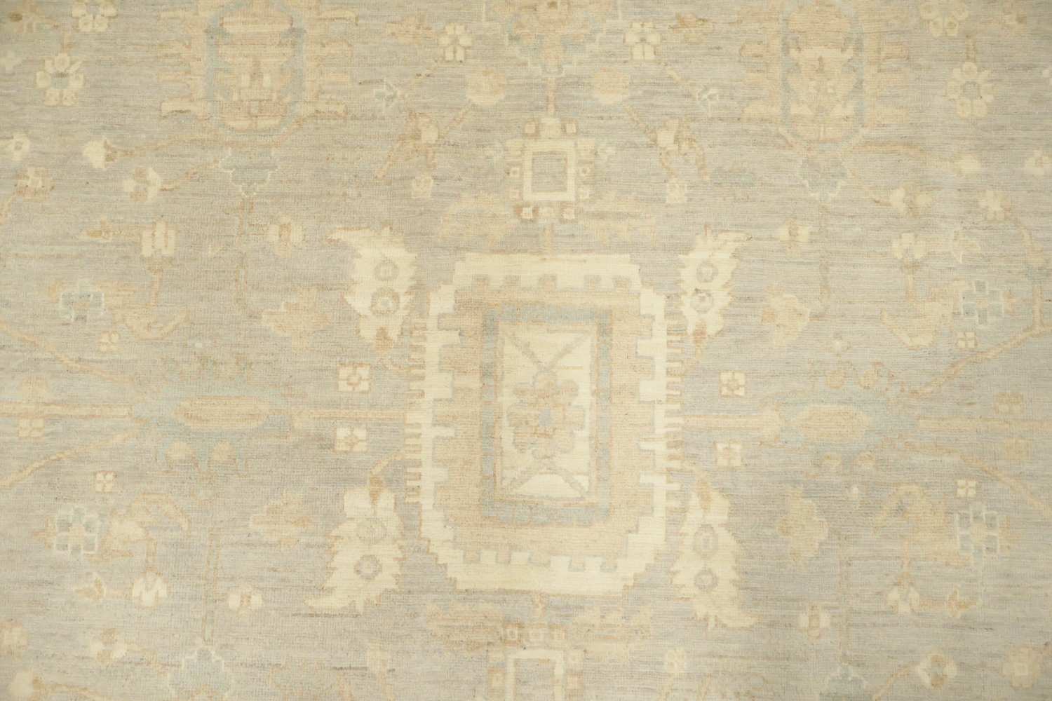 Traditional Oushak Vegetable Dye Wool Area Rug 8x10