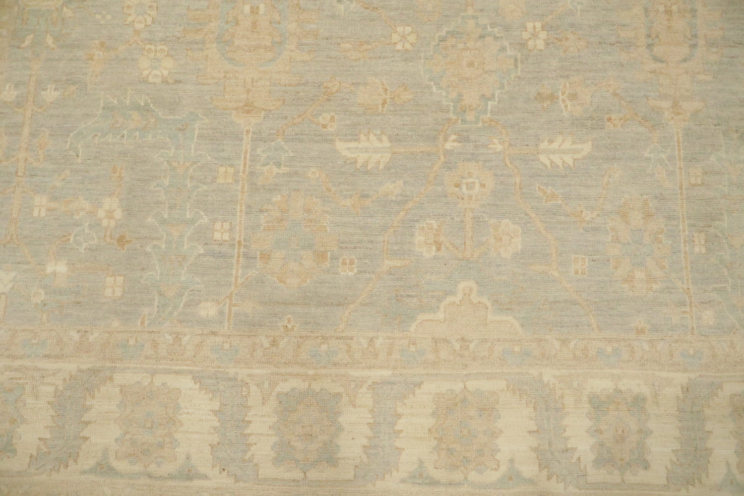 Traditional Oushak Vegetable Dye Wool Area Rug 8x10
