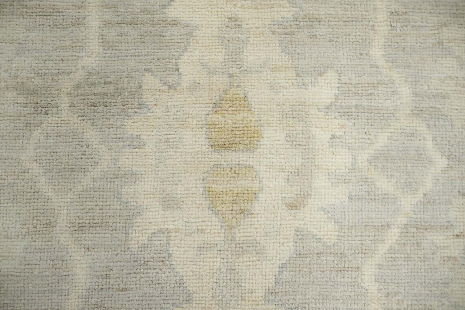 Turkish Vegetable Dye Wool Traditional Oushak Large Rug 10x14
