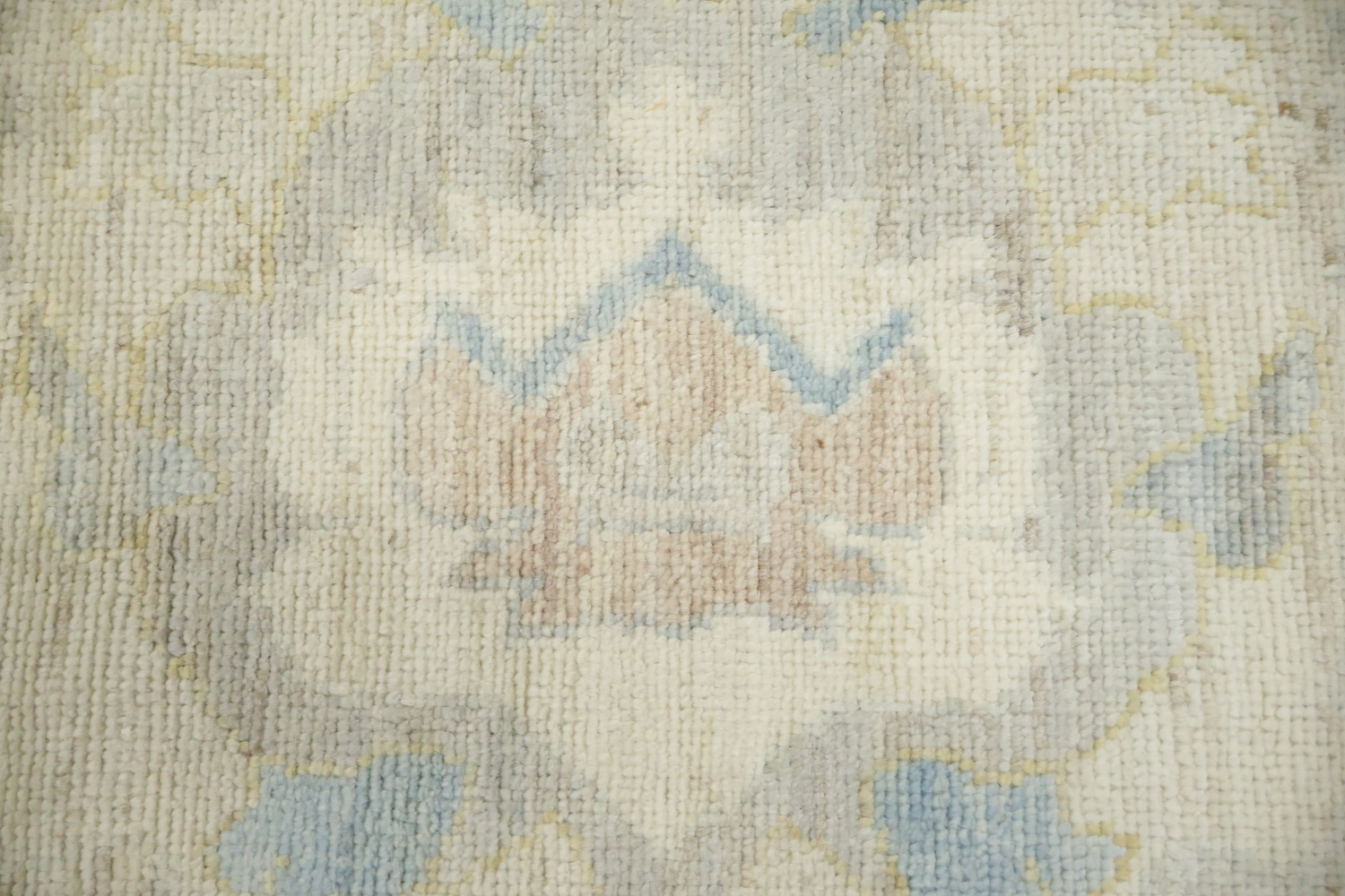 Turkish Vegetable Dye Wool Traditional Oushak Large Rug 10x14