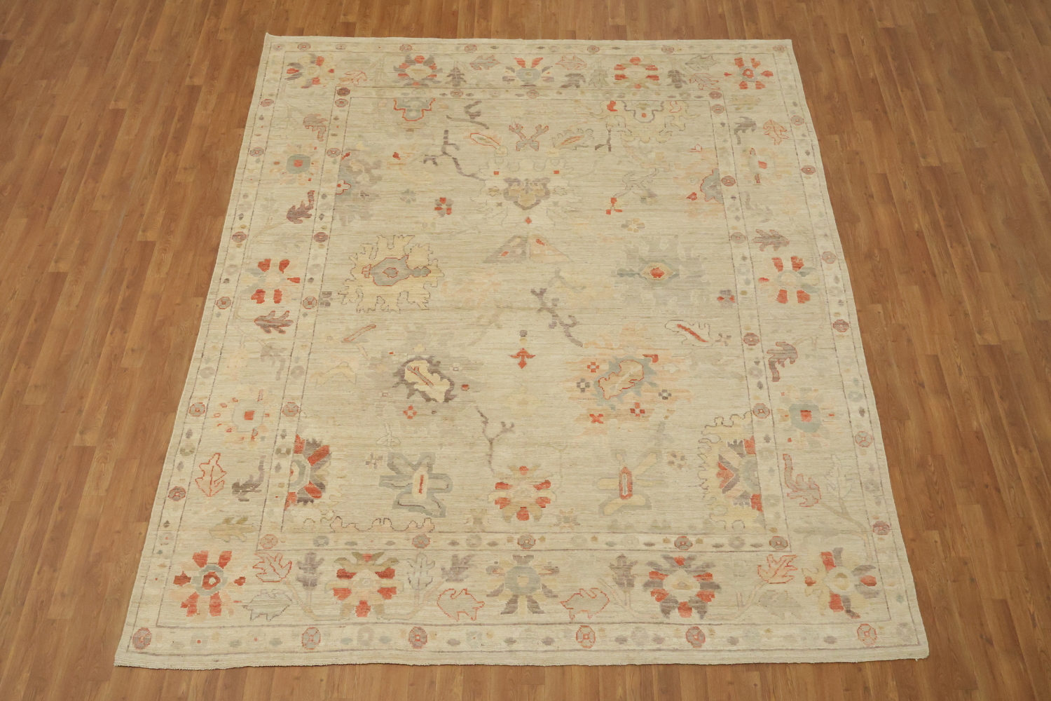 Traditional Oushak Turkish Wool Area Rug 8x10
