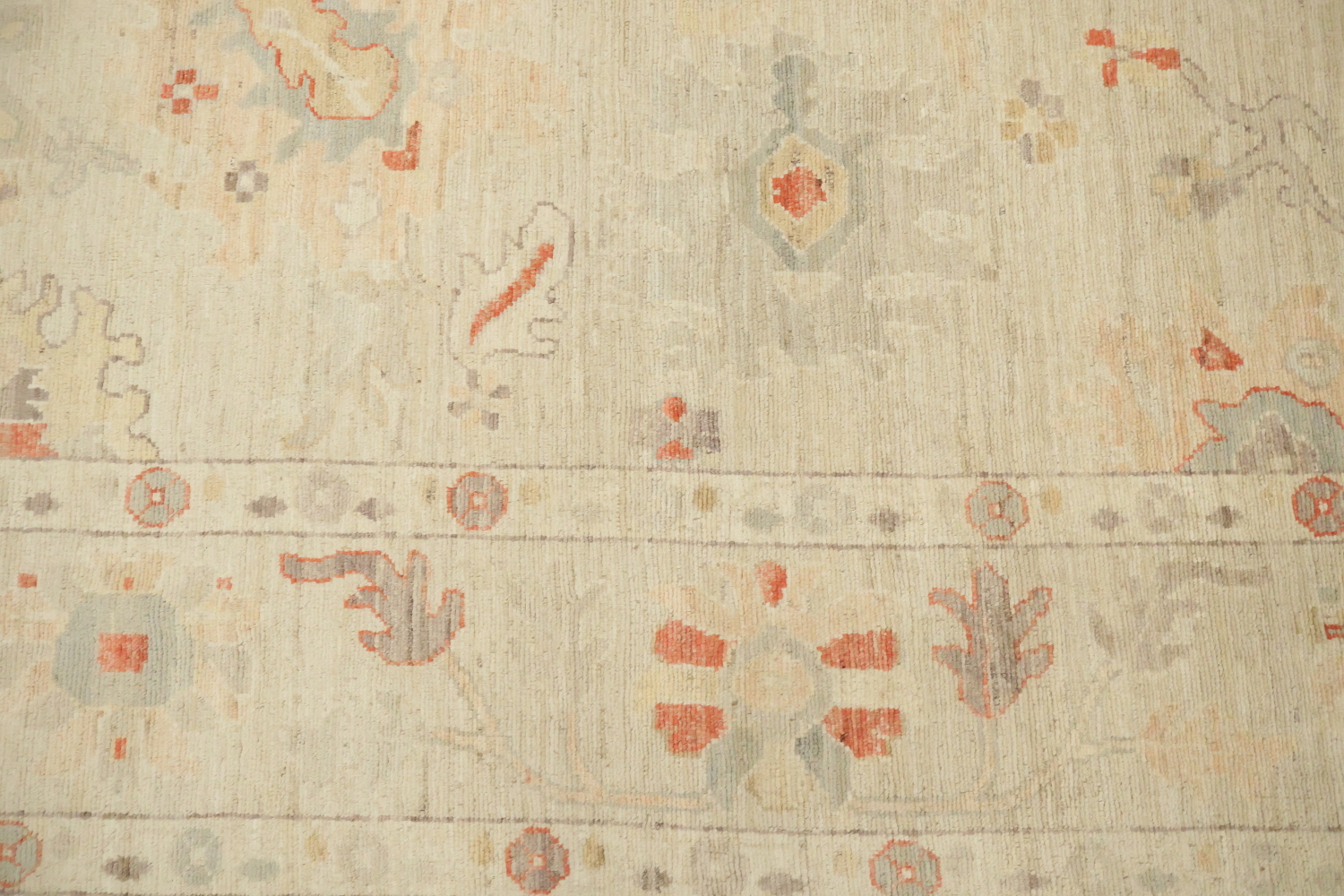 Traditional Oushak Turkish Wool Area Rug 8x10