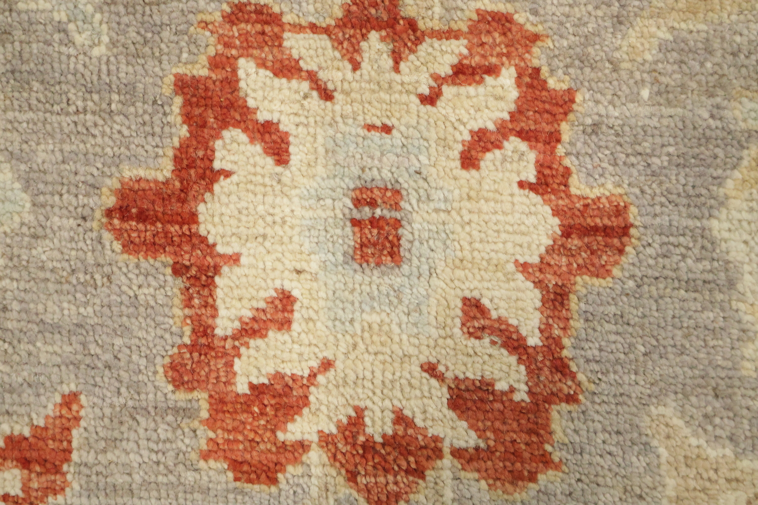 Turkish Vegetable Dye Wool Traditional Oushak Area Rug 7x10