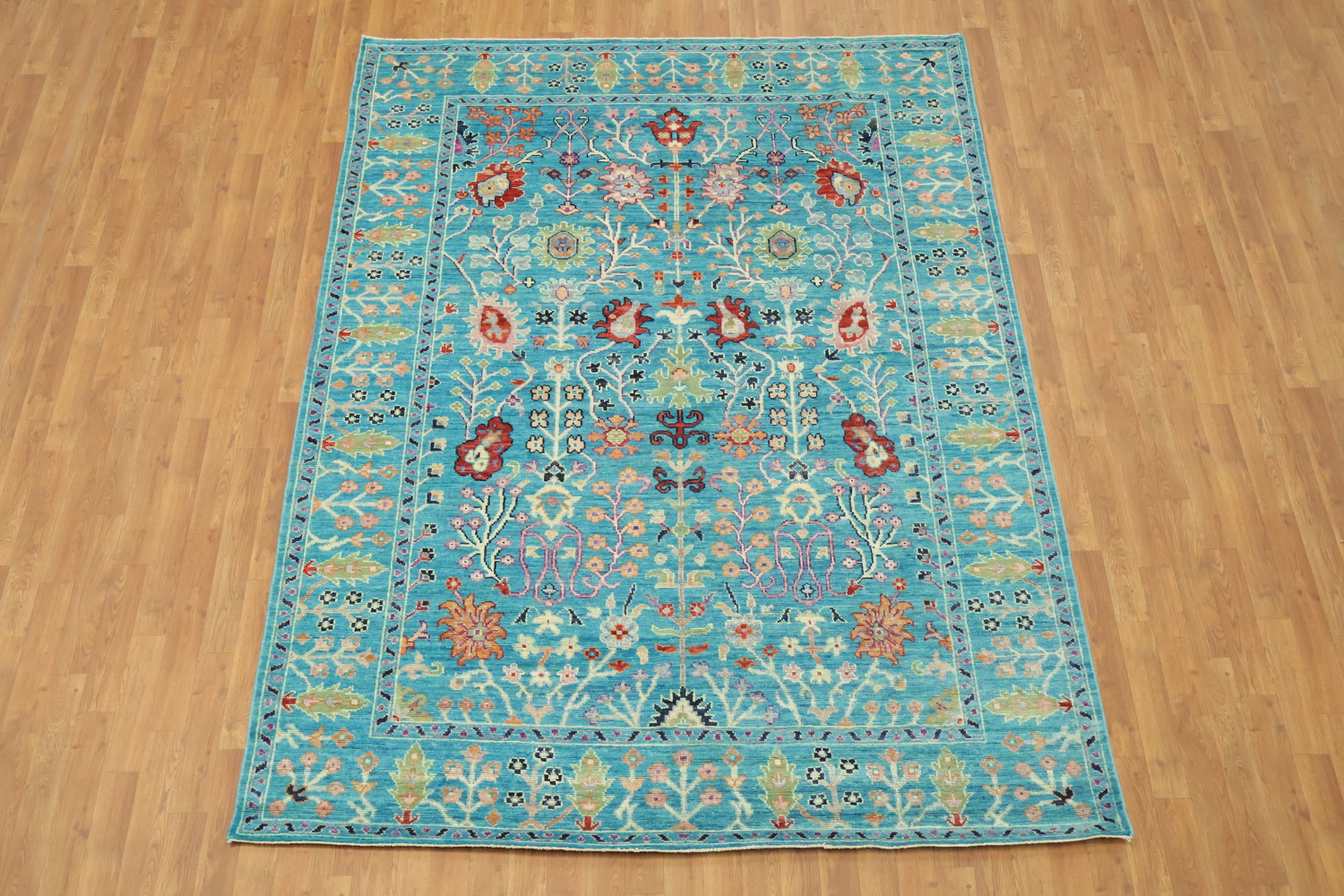 Traditional Oushak Wool Area Rug 6x9