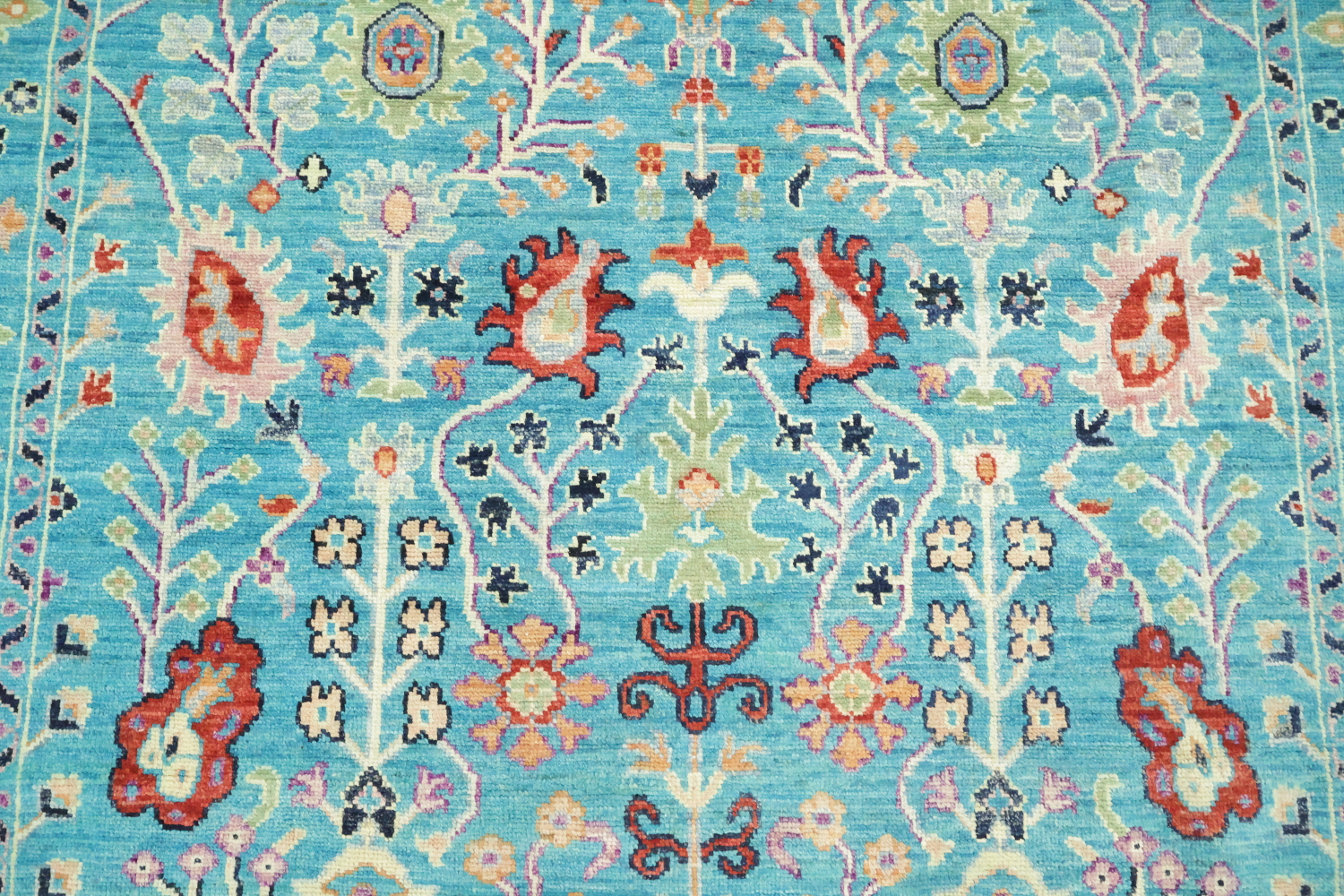 Traditional Oushak Wool Area Rug 6x9