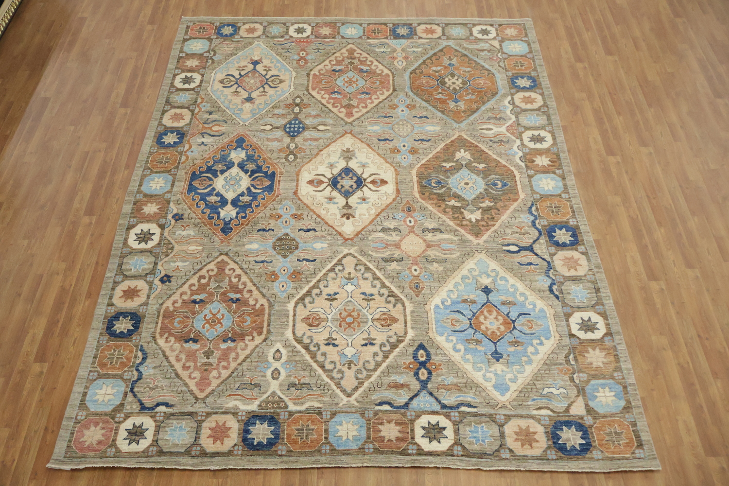 Wool Traditional Oushak Area Rug 9x12