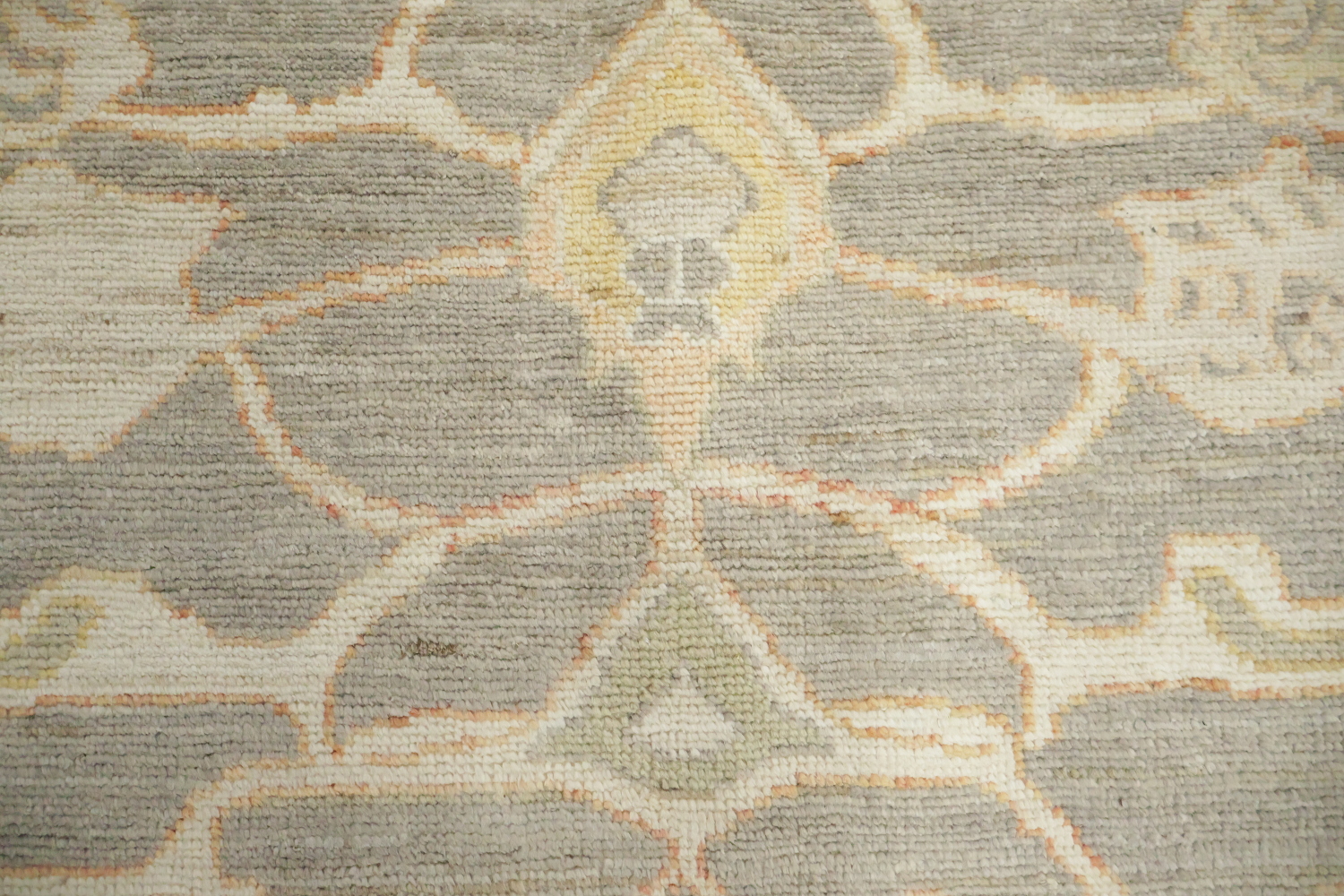 Geometric Traditional Oushak Area Wool Rug 9x12