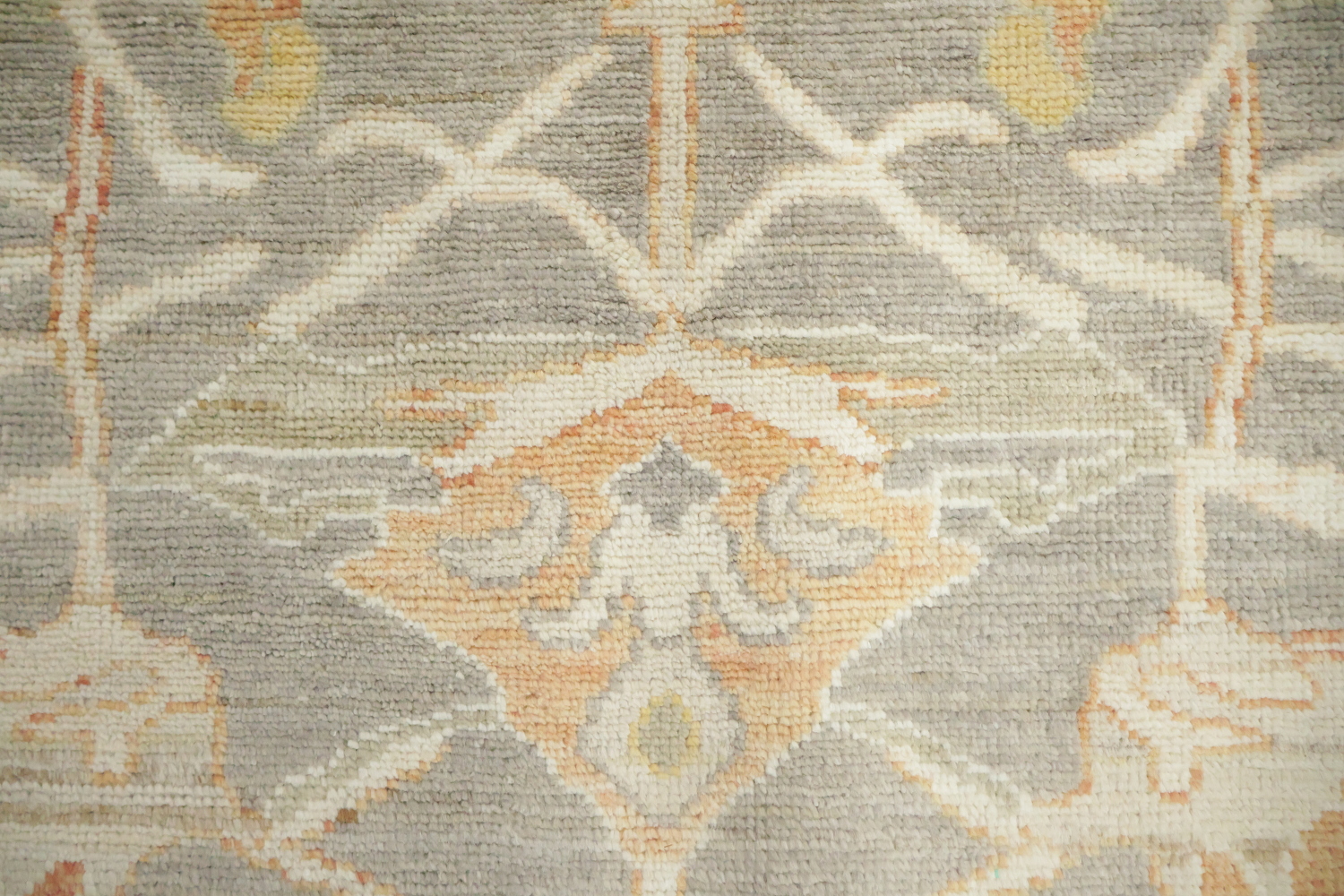 Geometric Traditional Oushak Area Wool Rug 9x12