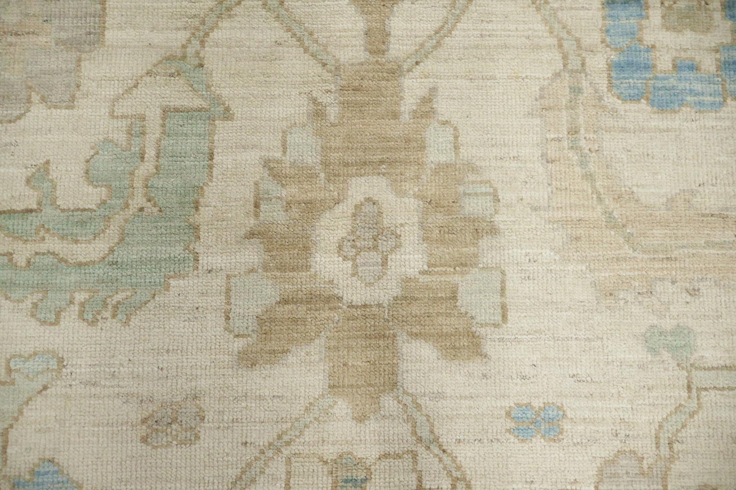 Turkish Vegetable Dye Wool Traditional Oushak Area Rug 10x14
