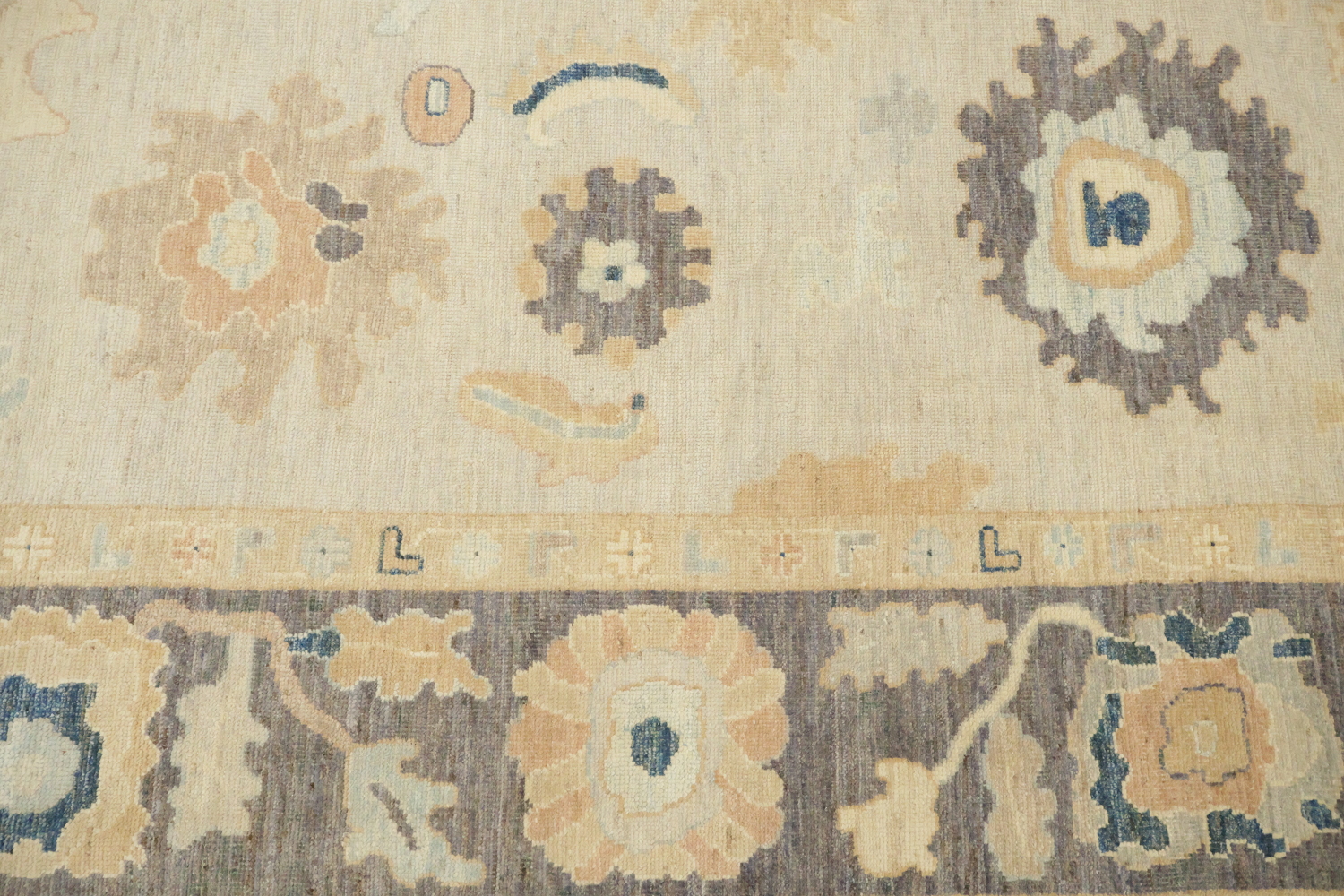Vegetable Dye Turkish Wool Traditional Oushak Area Rug 8x10