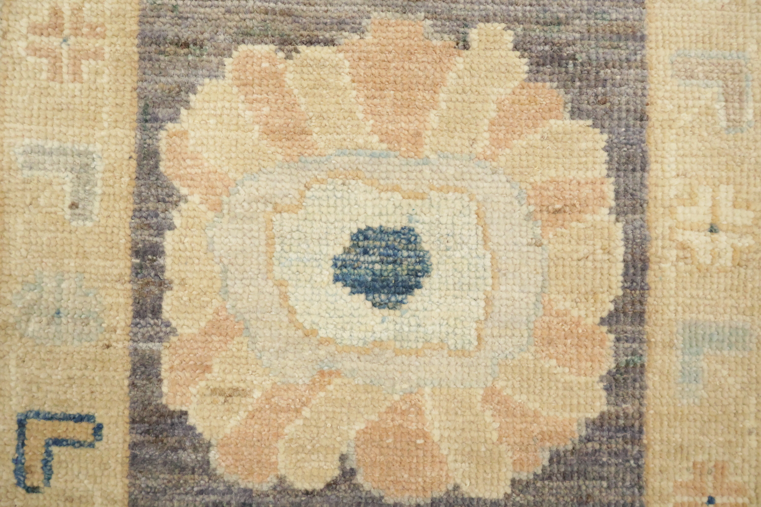 Vegetable Dye Turkish Wool Traditional Oushak Area Rug 8x10