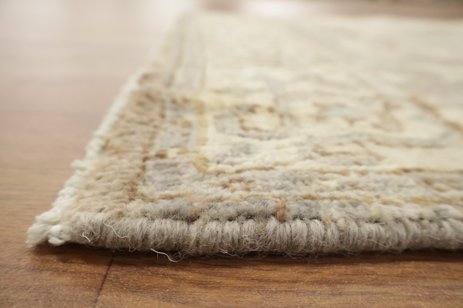 Turkish Wool Traditional Oushak Runner Rug 3x8