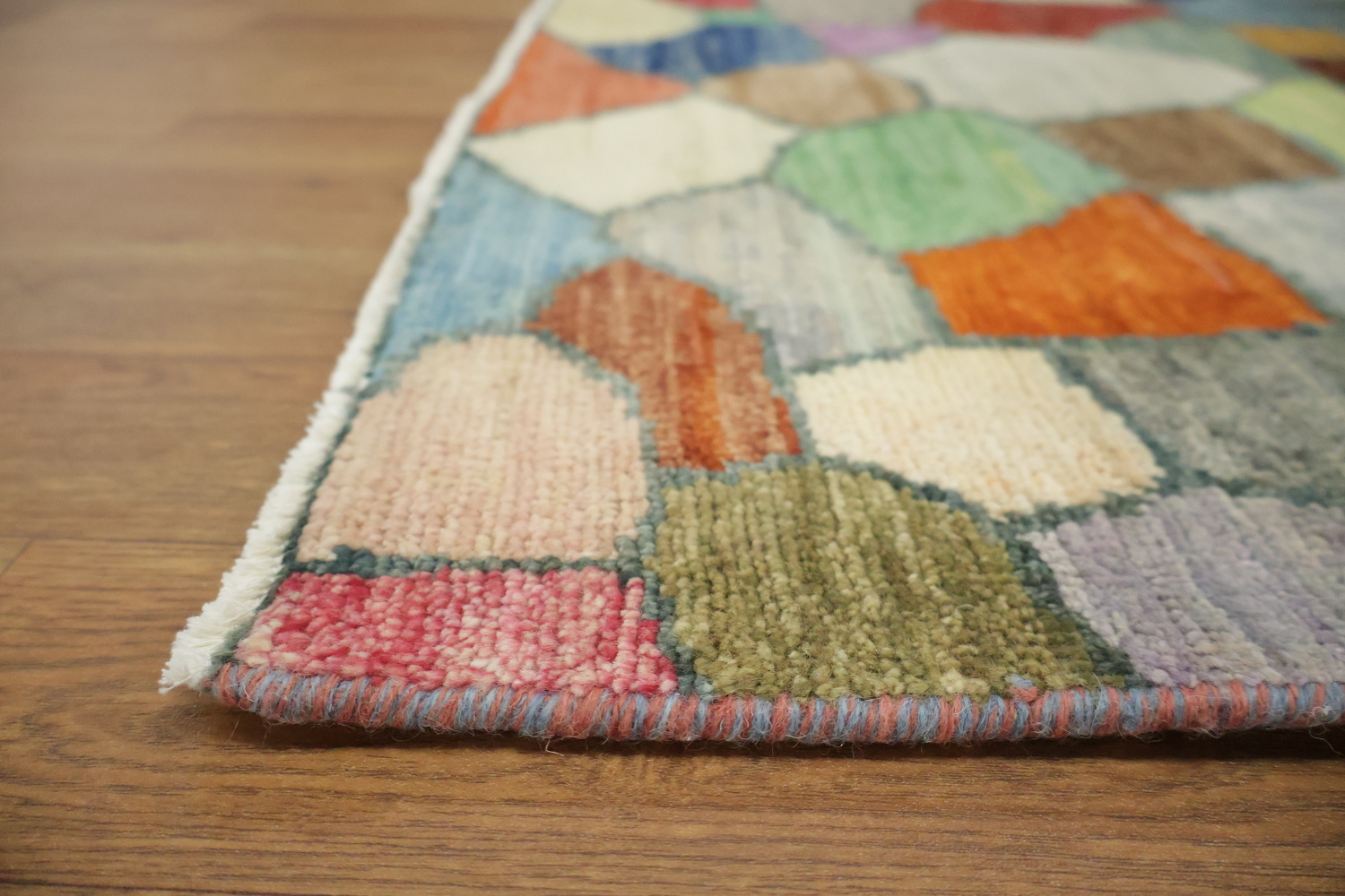 Contemporary Wool Gabbeh Oriental Area Rug 6x8