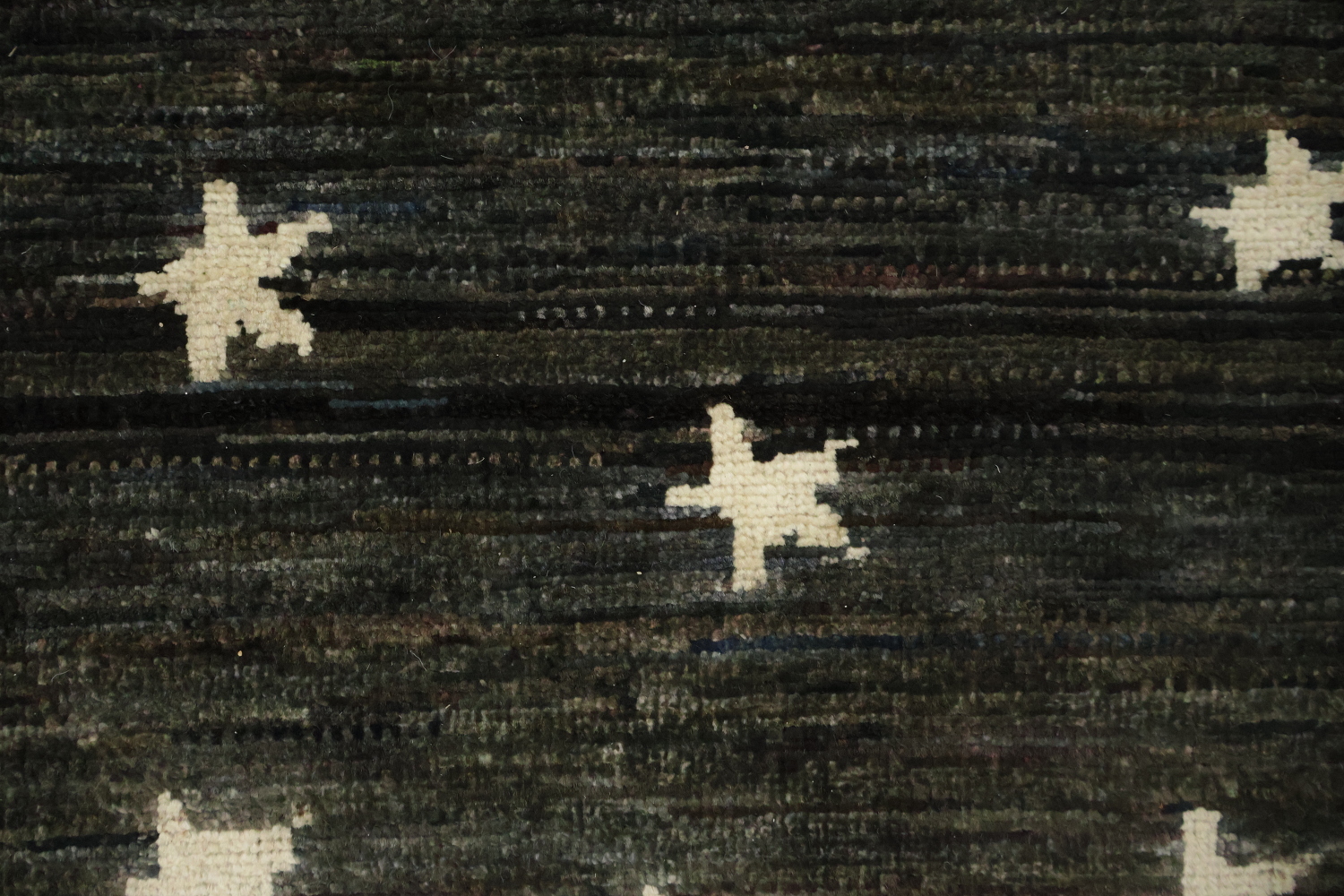Blue Pictorial Gabbeh Oriental Wool Area Rug 8x10