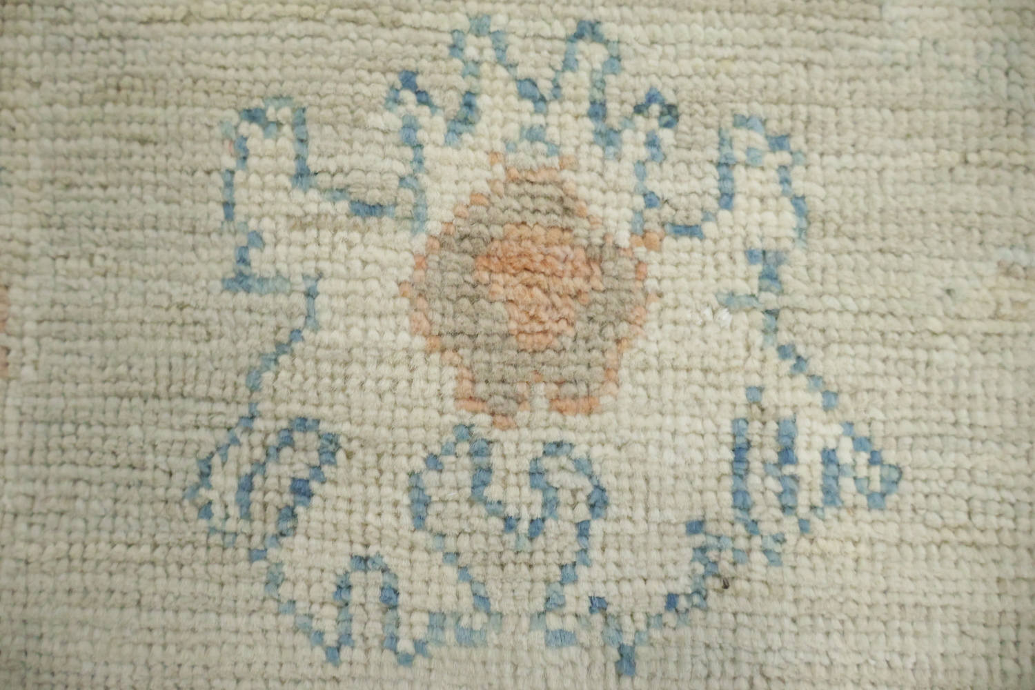 Green Wool Traditional Oushak Rug 4x6