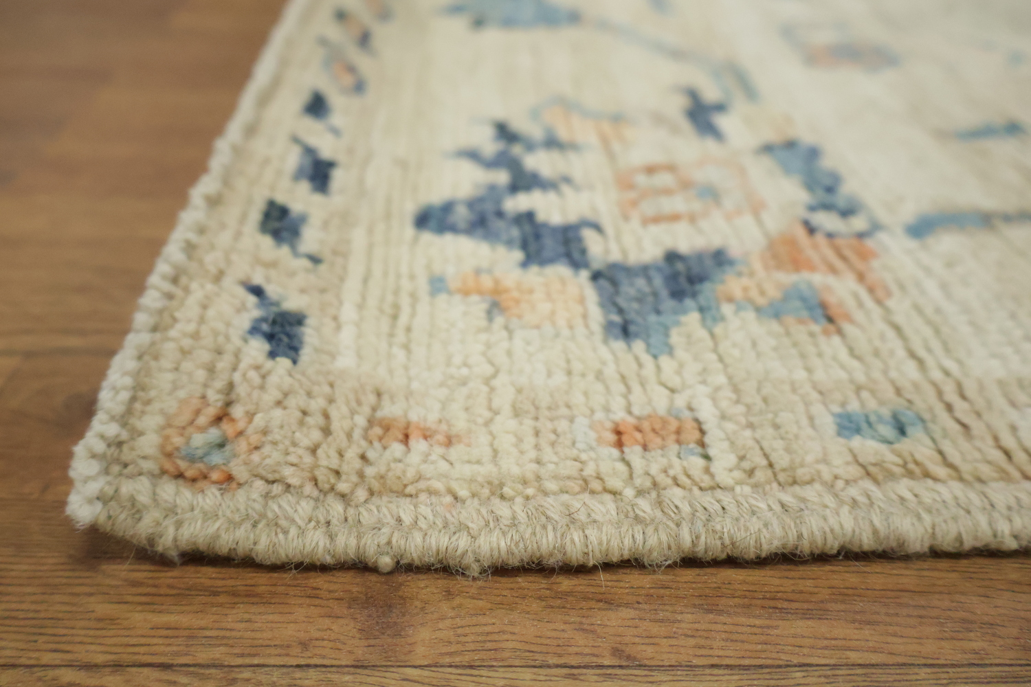 Green Wool Traditional Oushak Rug 4x6