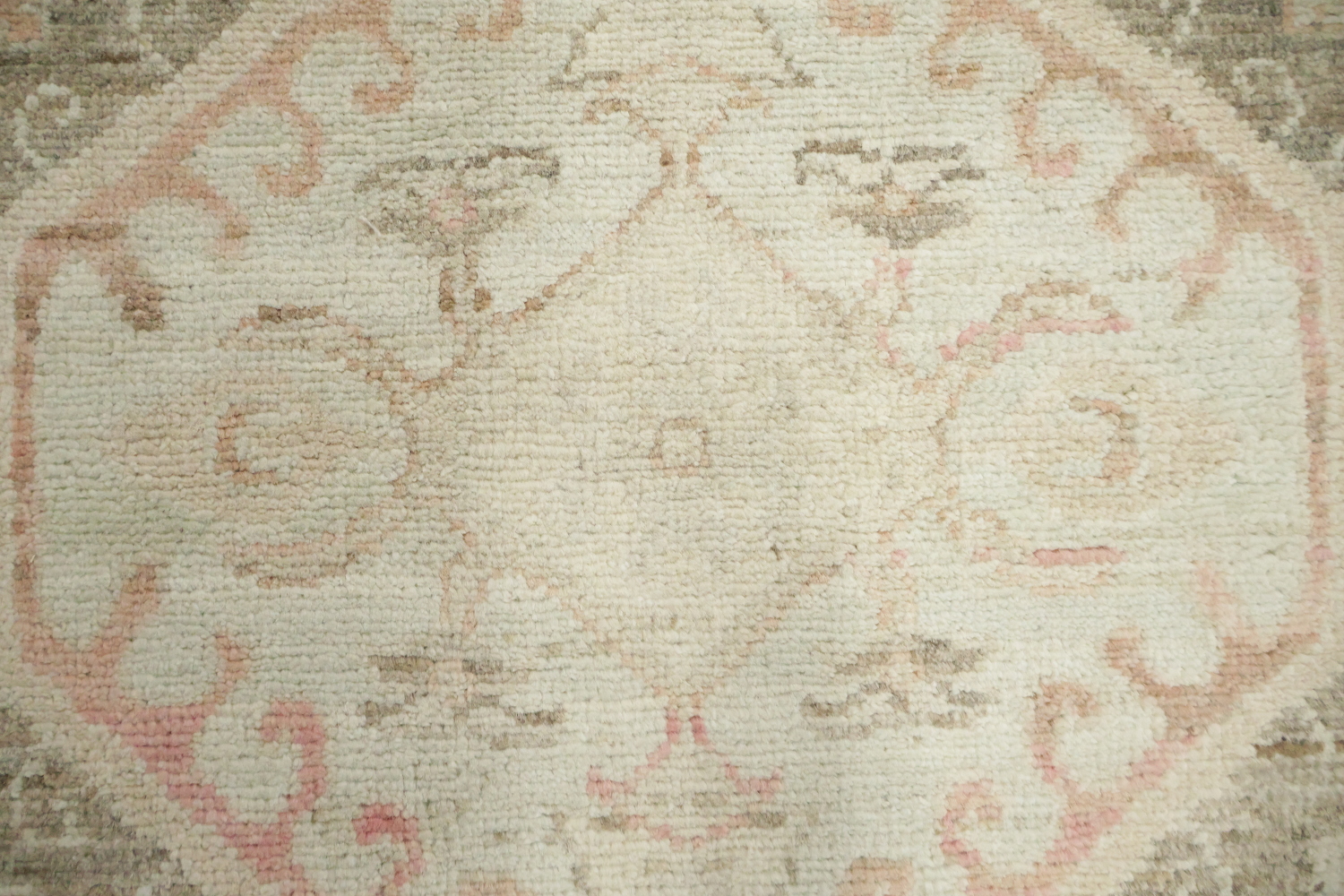 Geometric Wool Traditional Oushak Rug 5x7